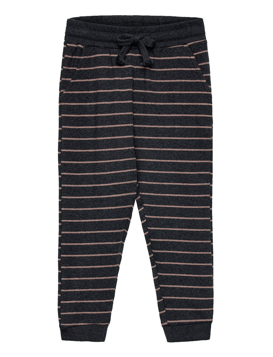 En Fant - Sweatpants Stripe - dressipüksid - ebony - 0