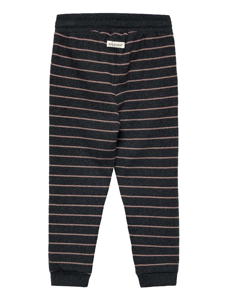 En Fant - Sweatpants Stripe - jogginghosen - ebony - 1