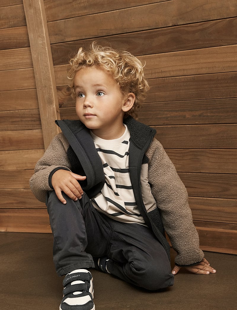 En Fant - Pants Woven - bukser - ebony - 0