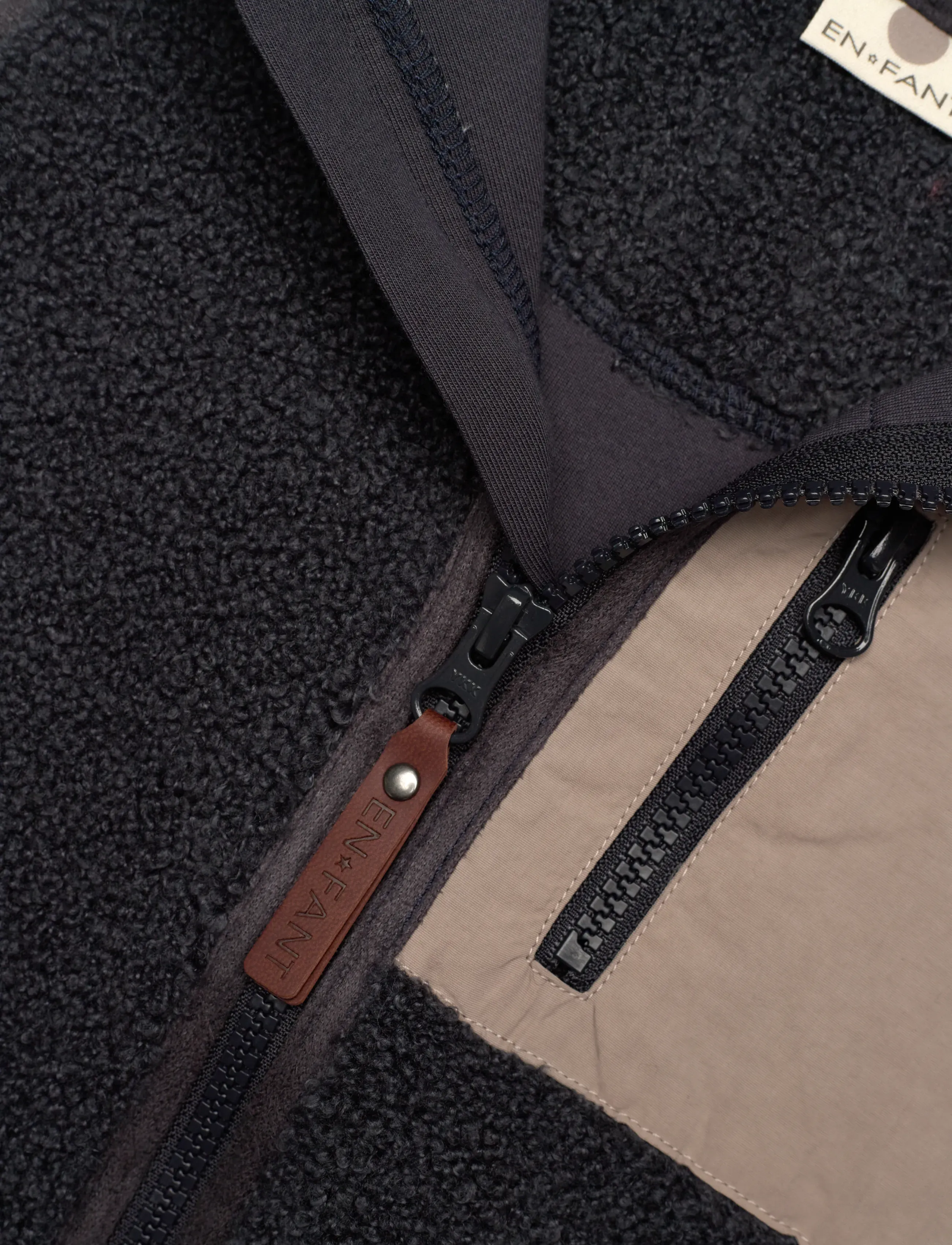 En Fant - Waistcoat Teddy - ebony - 2