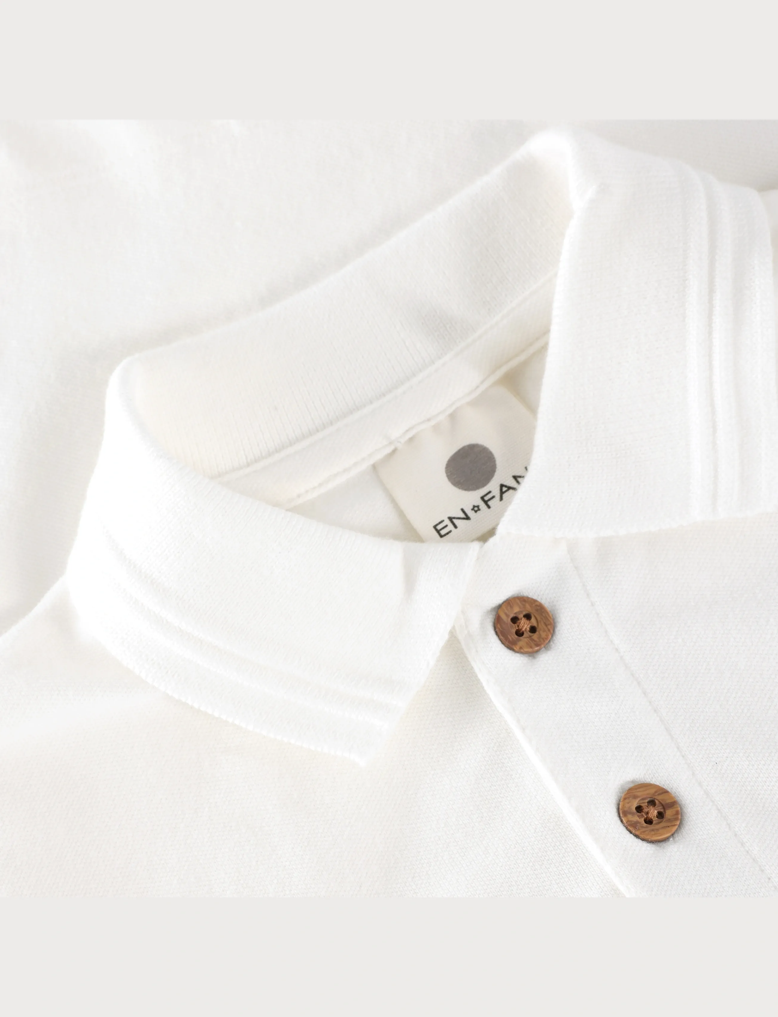 En Fant - Polo SS - short-sleeved polos - egret - 2