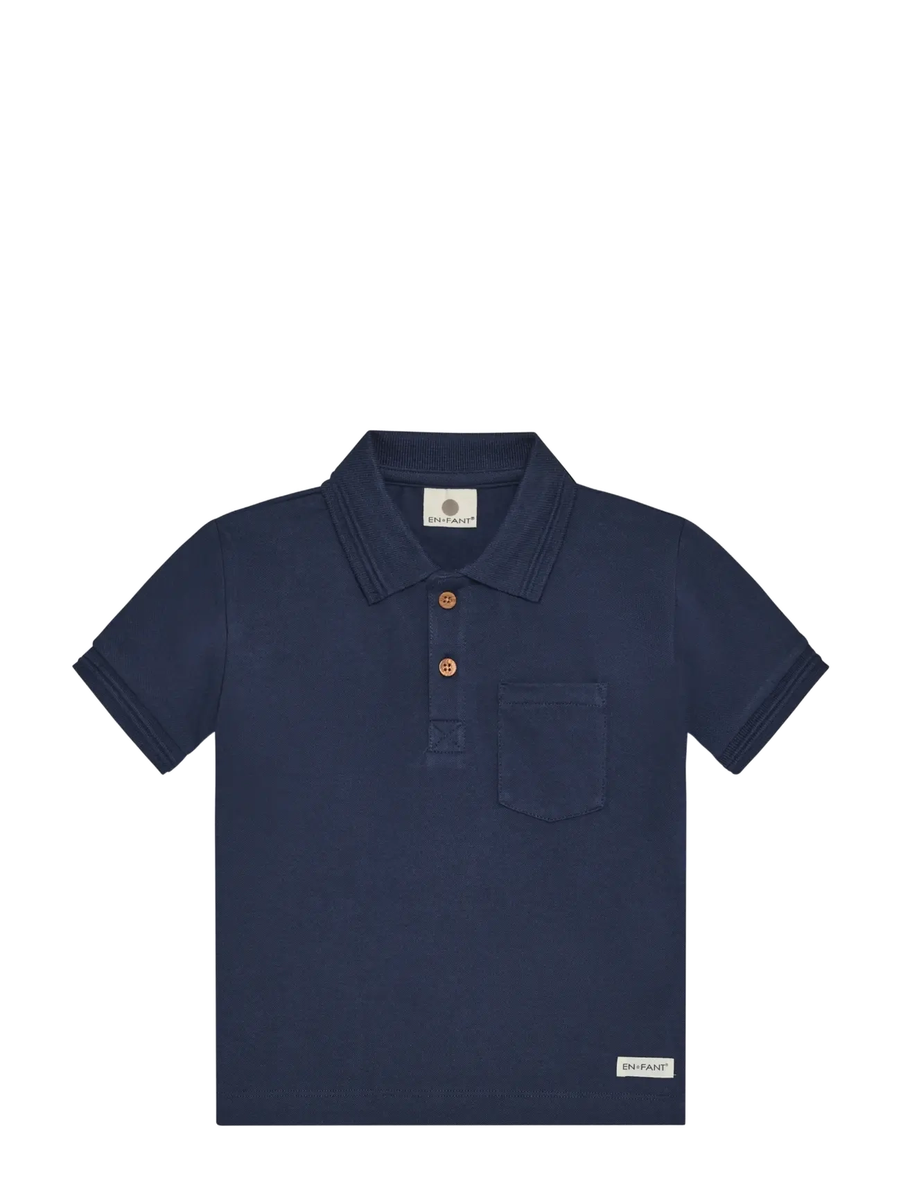 EN FANT Polo Ss Navy - 122 - Kinder