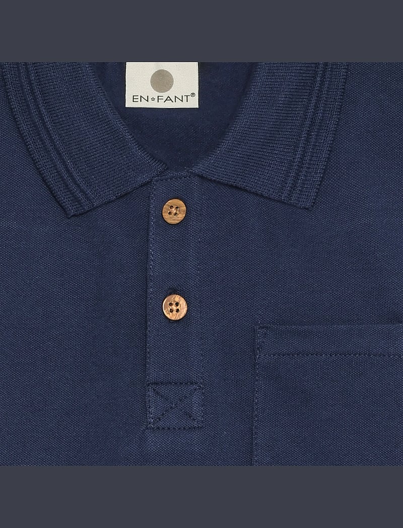 En Fant - Polo SS - kurzärmelig - medieval blue - 2