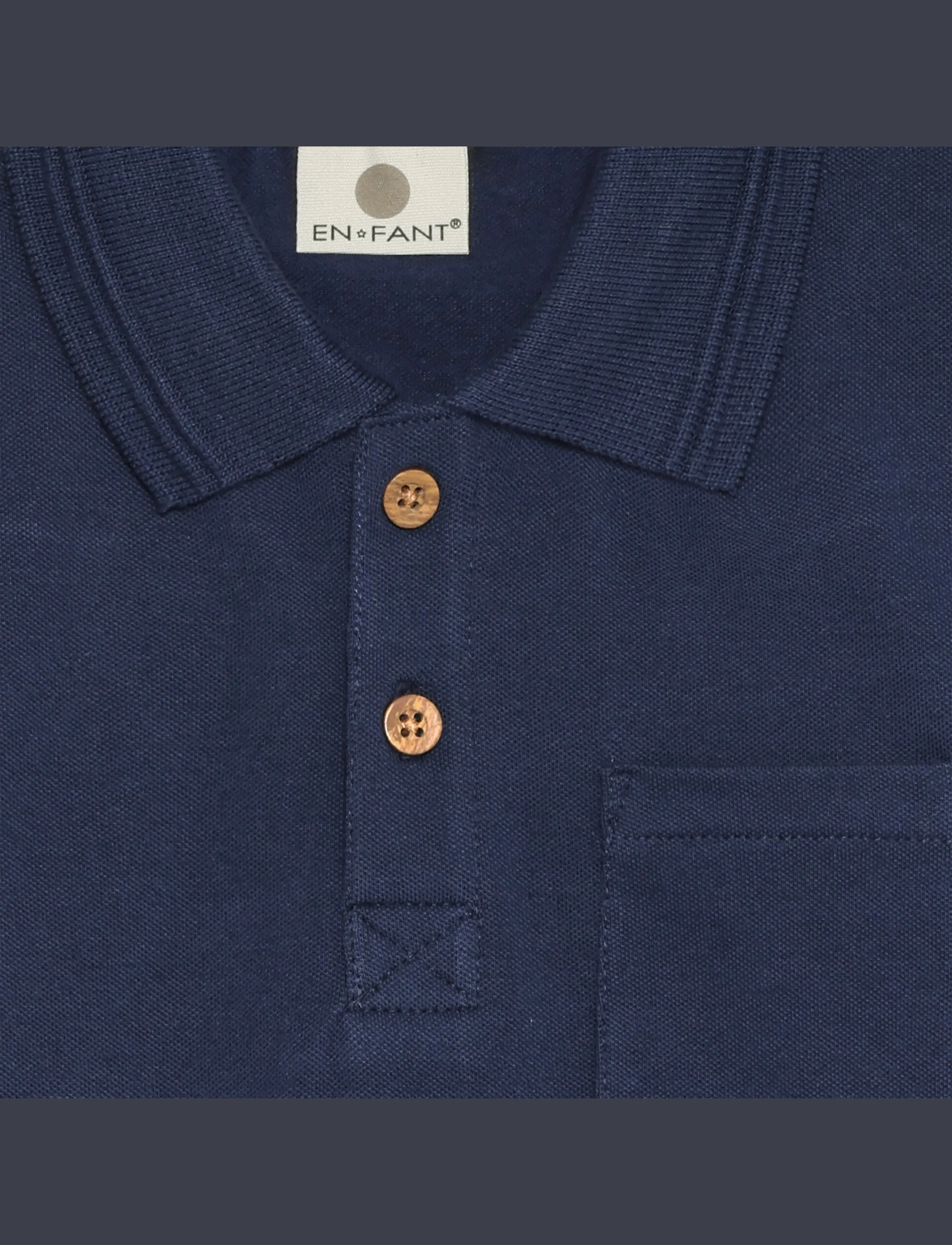 En Fant - Polo SS - short-sleeved polos - medieval blue - 2