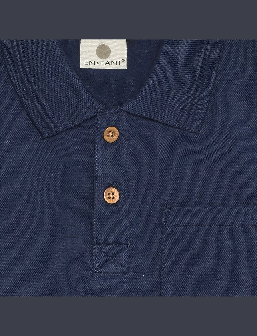 En Fant - Polo SS - short-sleeved polos - medieval blue - 2
