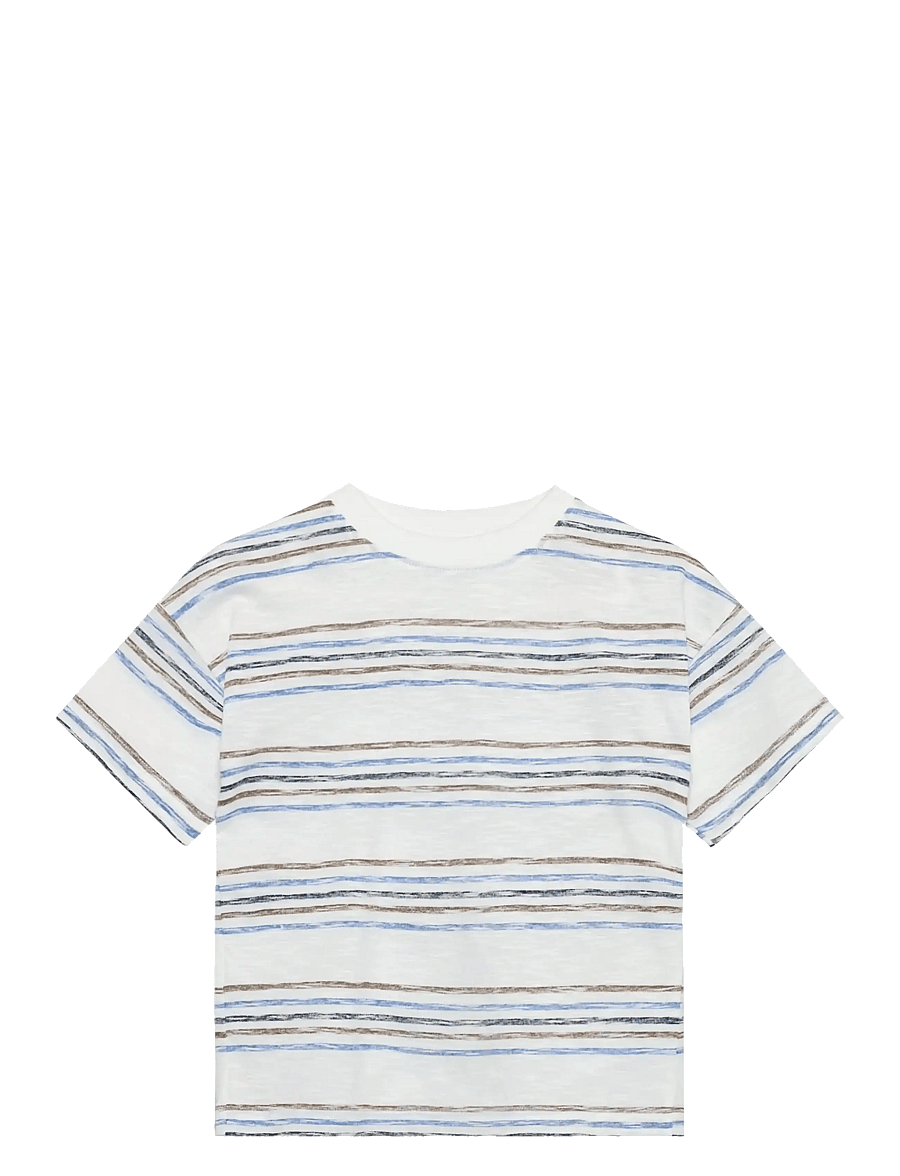 En Fant - T-shirt SS Stripe - kurzärmelige - brunnera blue - 0