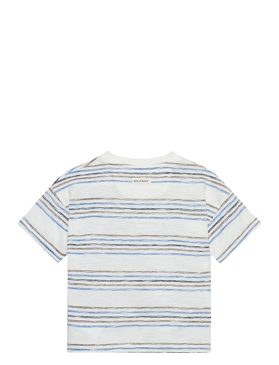 En Fant - T-shirt SS Stripe - kurzärmelige - brunnera blue - 1