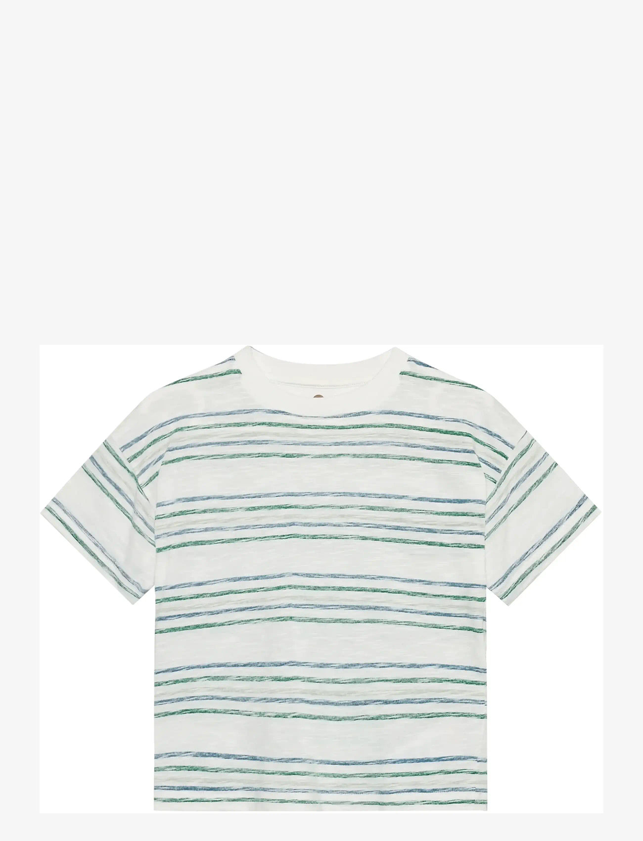 En Fant - T-shirt SS Stripe - lühikeste varrukatega t-särgid - verdant green - 0