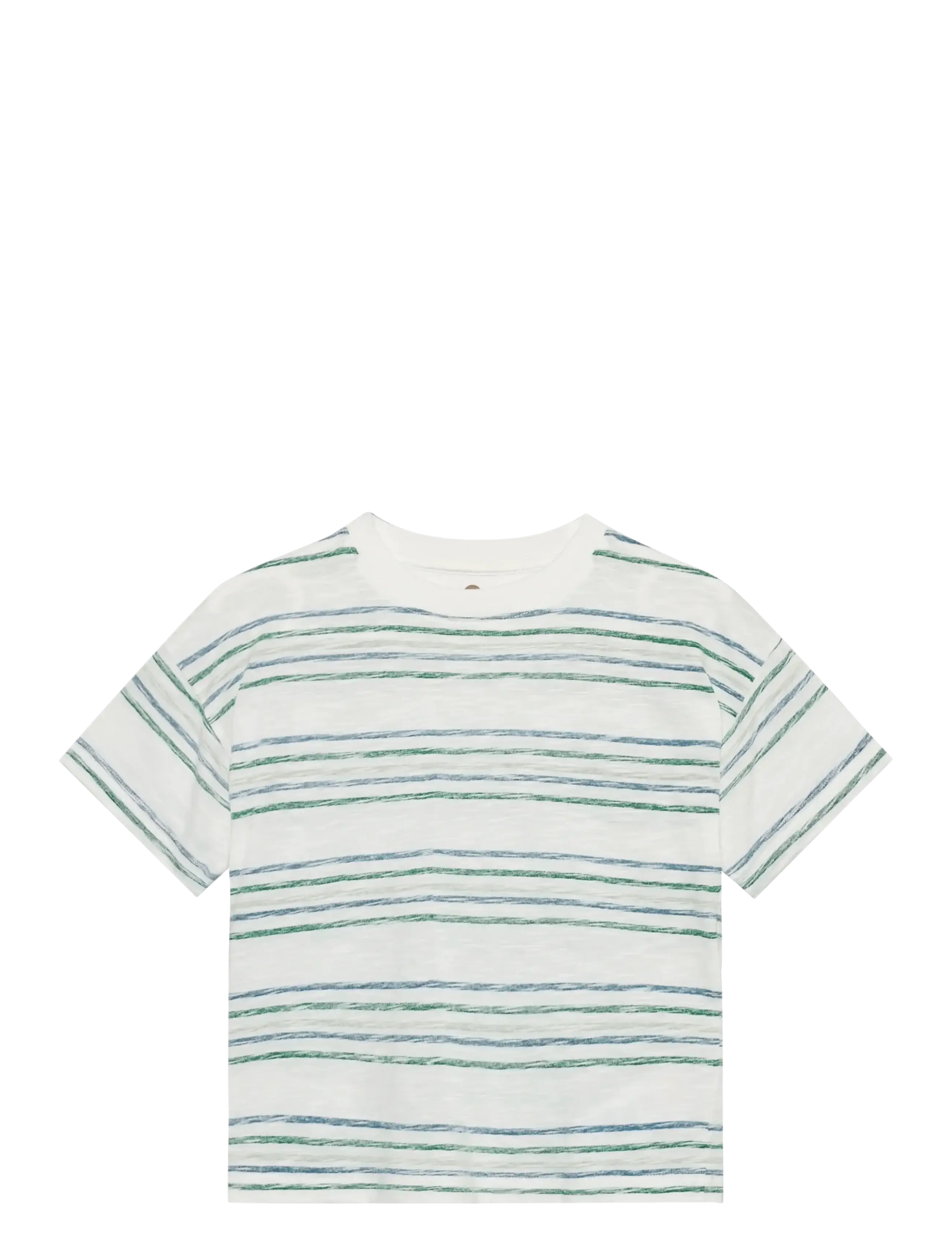 En Fant T-shirt SS Stripe - Kampagne - VERDANT GREEN / green
