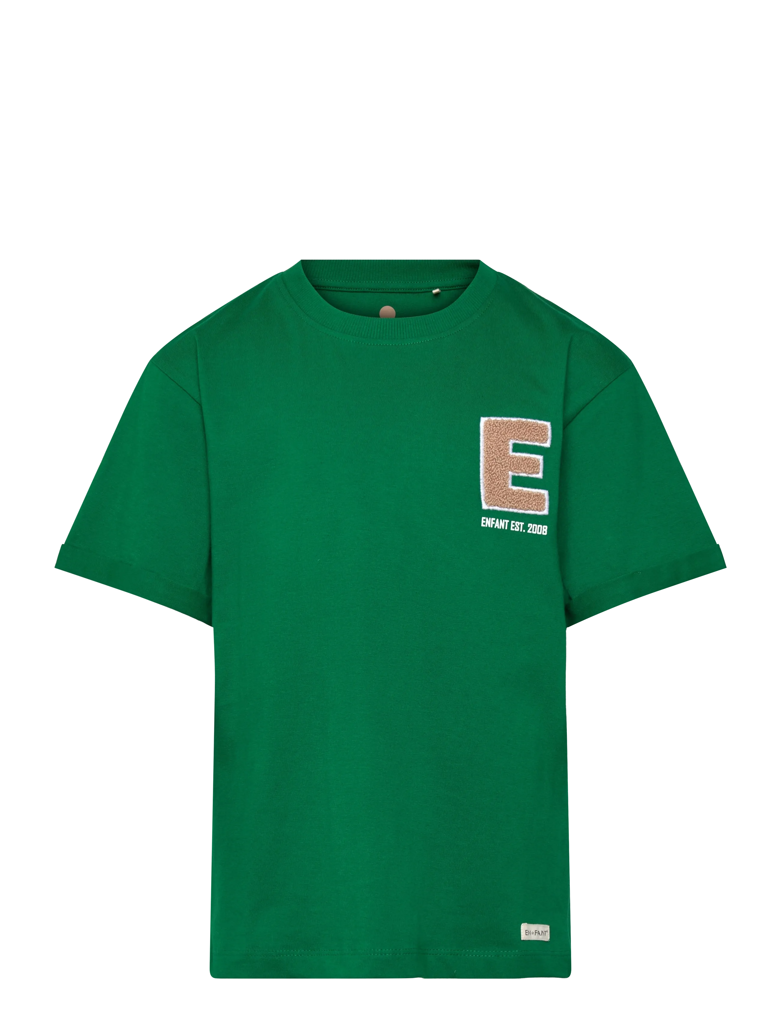 EN FANT T-Shirt Ss Grün - 128 - Kinder