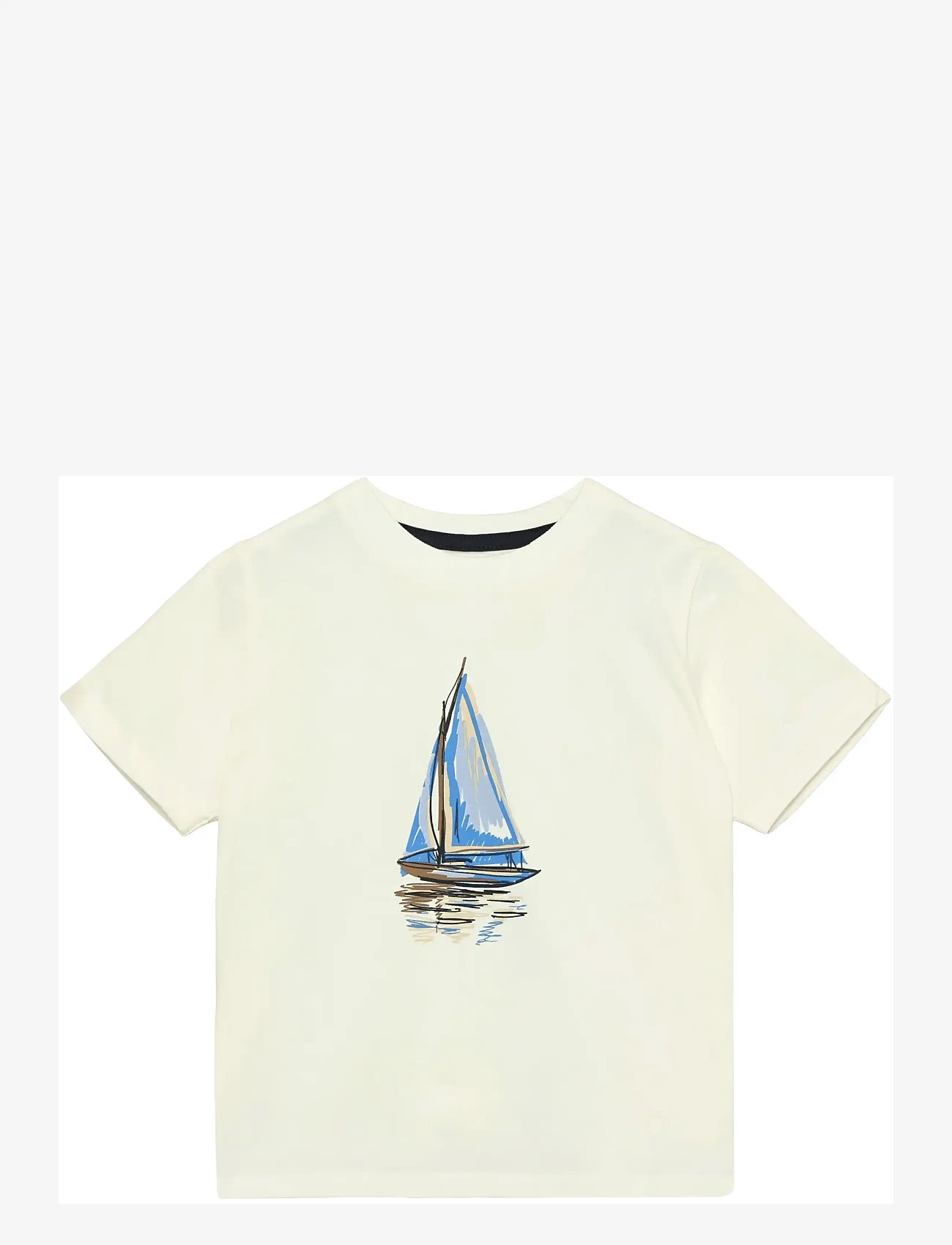 En Fant - T-shirt SS - kortærmede t-shirts - egret - 0