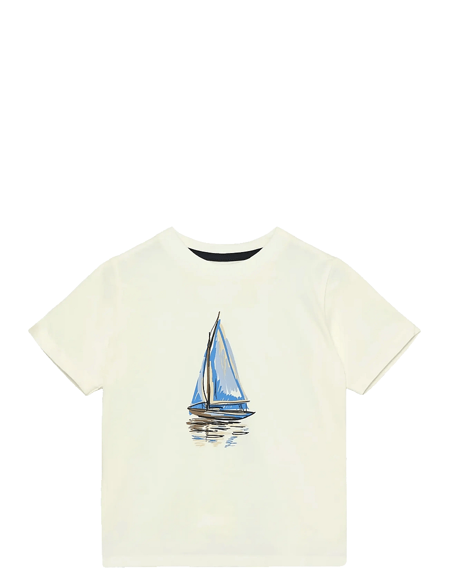 En Fant - T-shirt SS - lyhythihaiset t-paidat - egret - 0