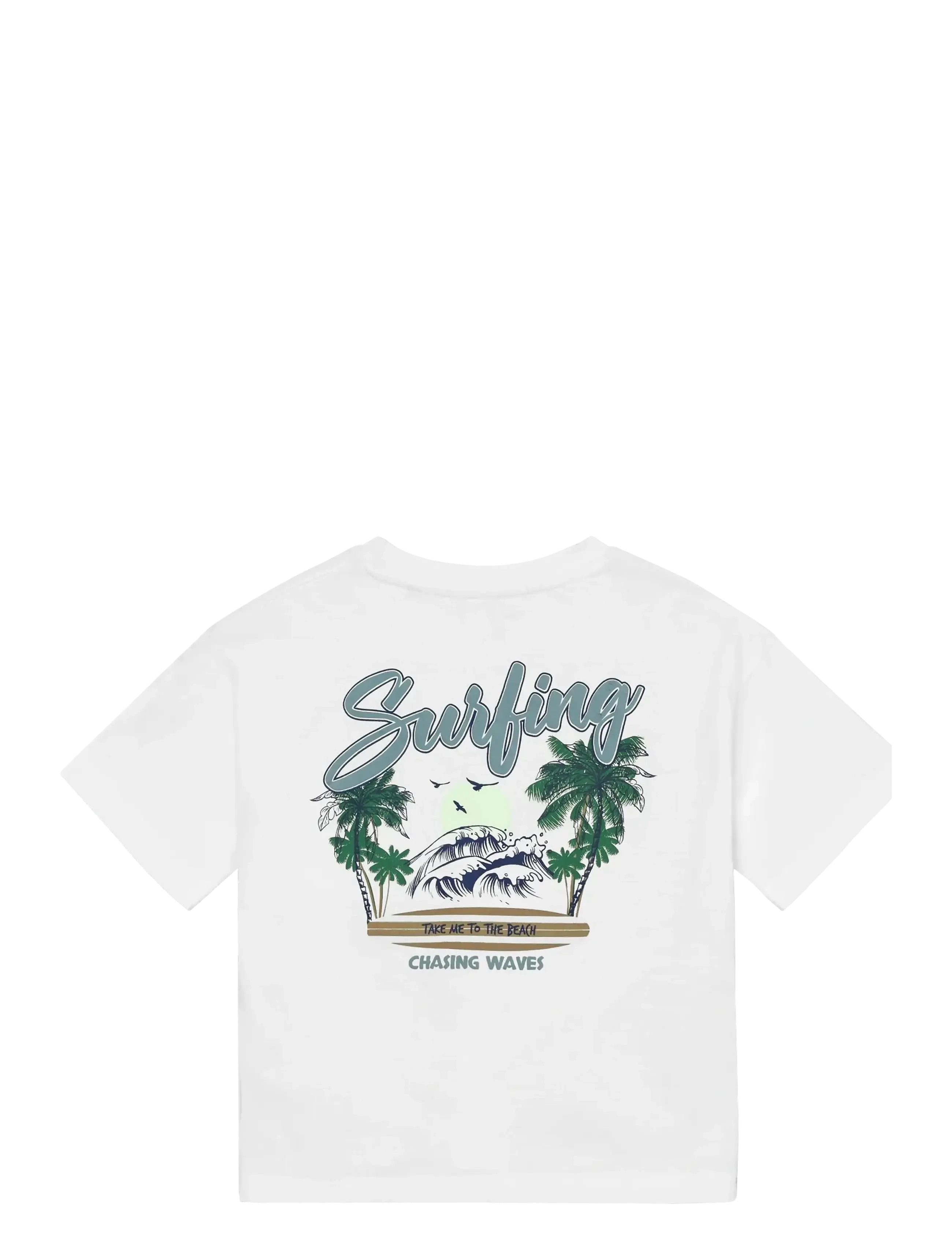 En Fant - T-shirt SS - kortärmade - egret - 1