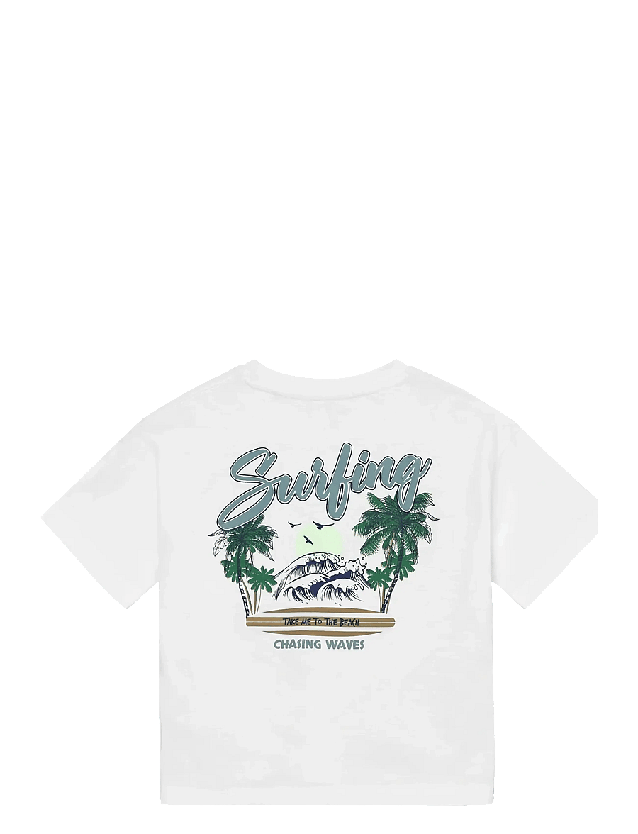 En Fant - T-shirt SS - kortärmade - egret - 1
