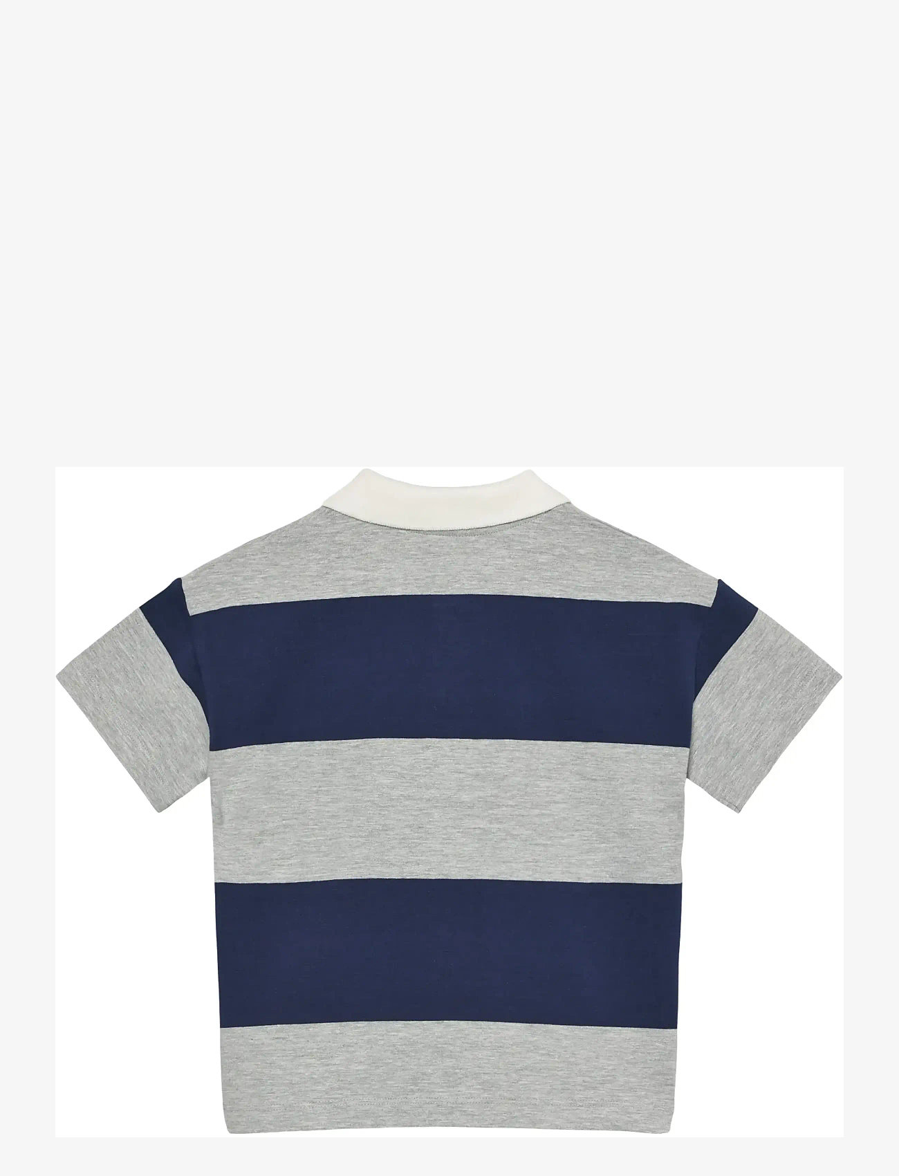 En Fant - T-shirt SS Polo - short-sleeved polos - light grey melange - 1
