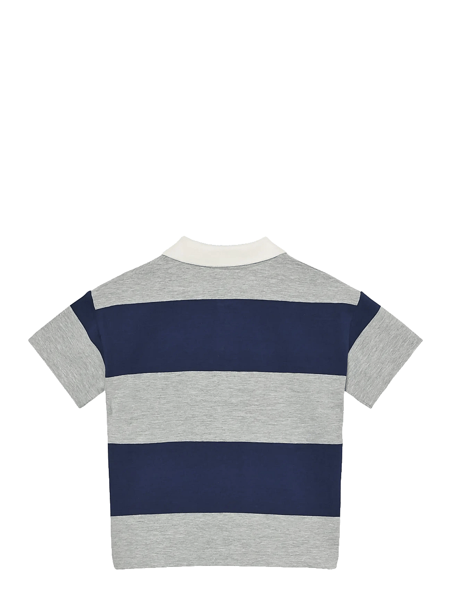 En Fant - T-shirt SS Polo - korte mouwen - light grey melange - 1