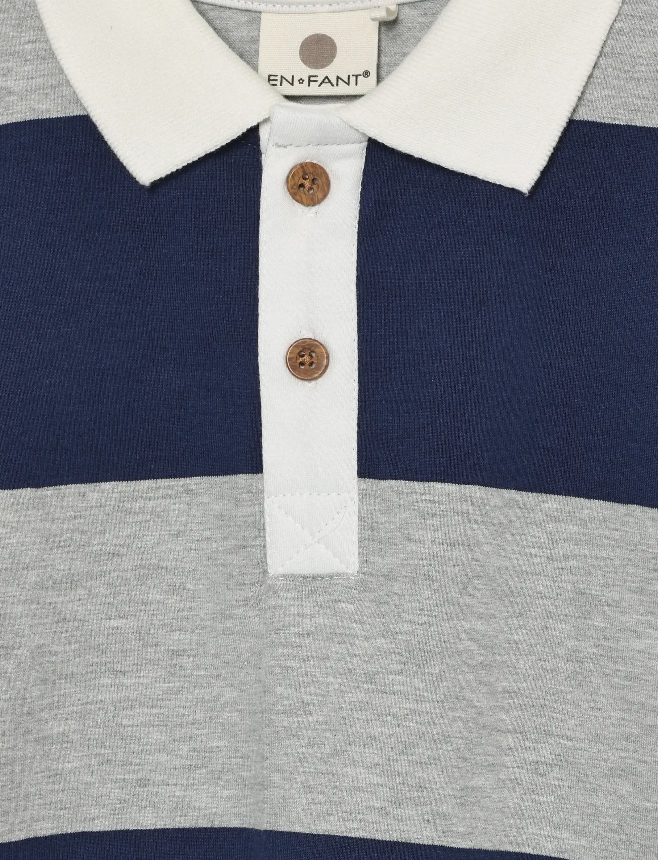 En Fant - T-shirt SS Polo - kurzärmelig - light grey melange - 2