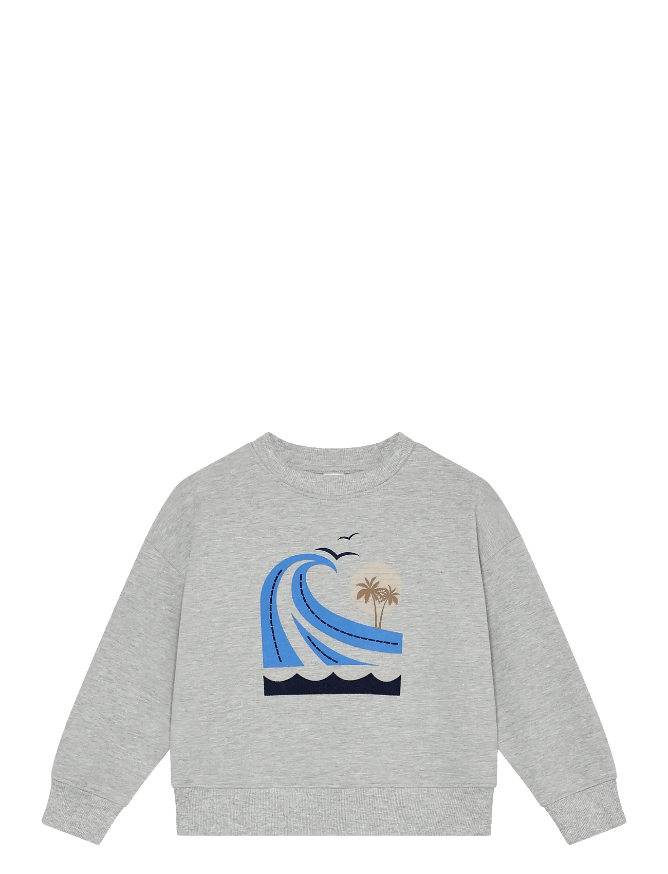 Sweatshirt - LIGHT GREY MELANGE