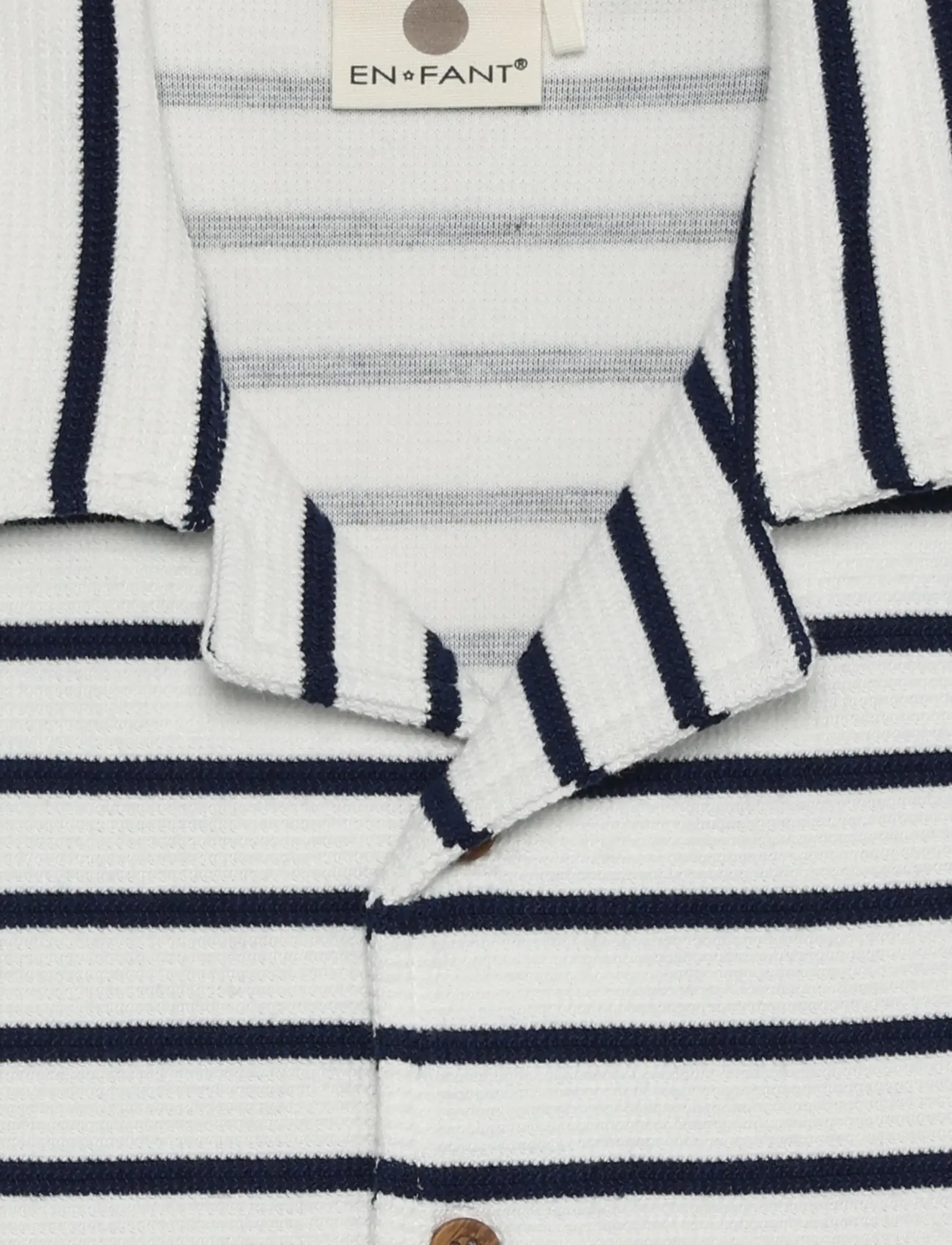 En Fant - Shirt Sweat Stripe - kortärmade skjortor - medieval blue - 2