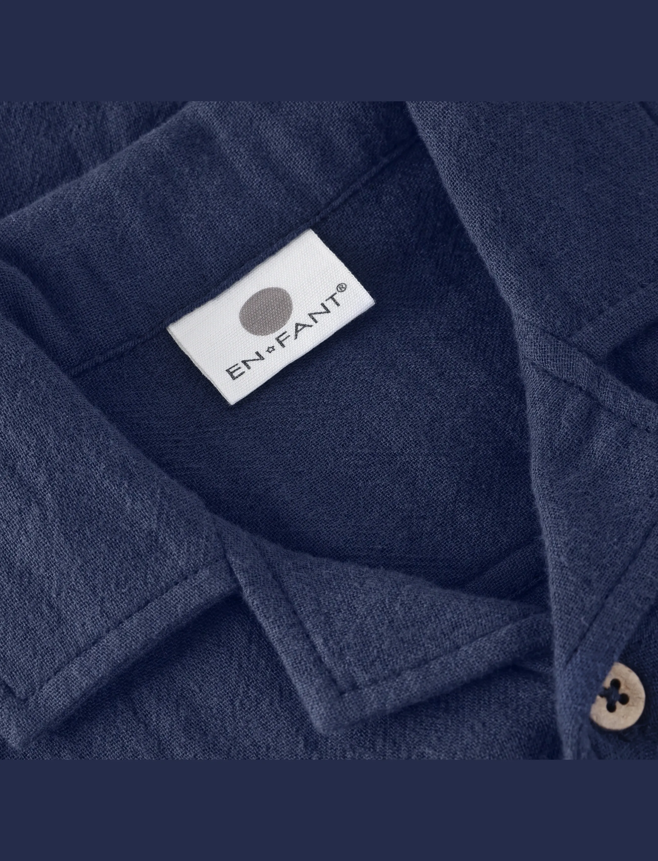 En Fant - Shirt SS Muslin - kortærmede skjorter - medieval blue - 3