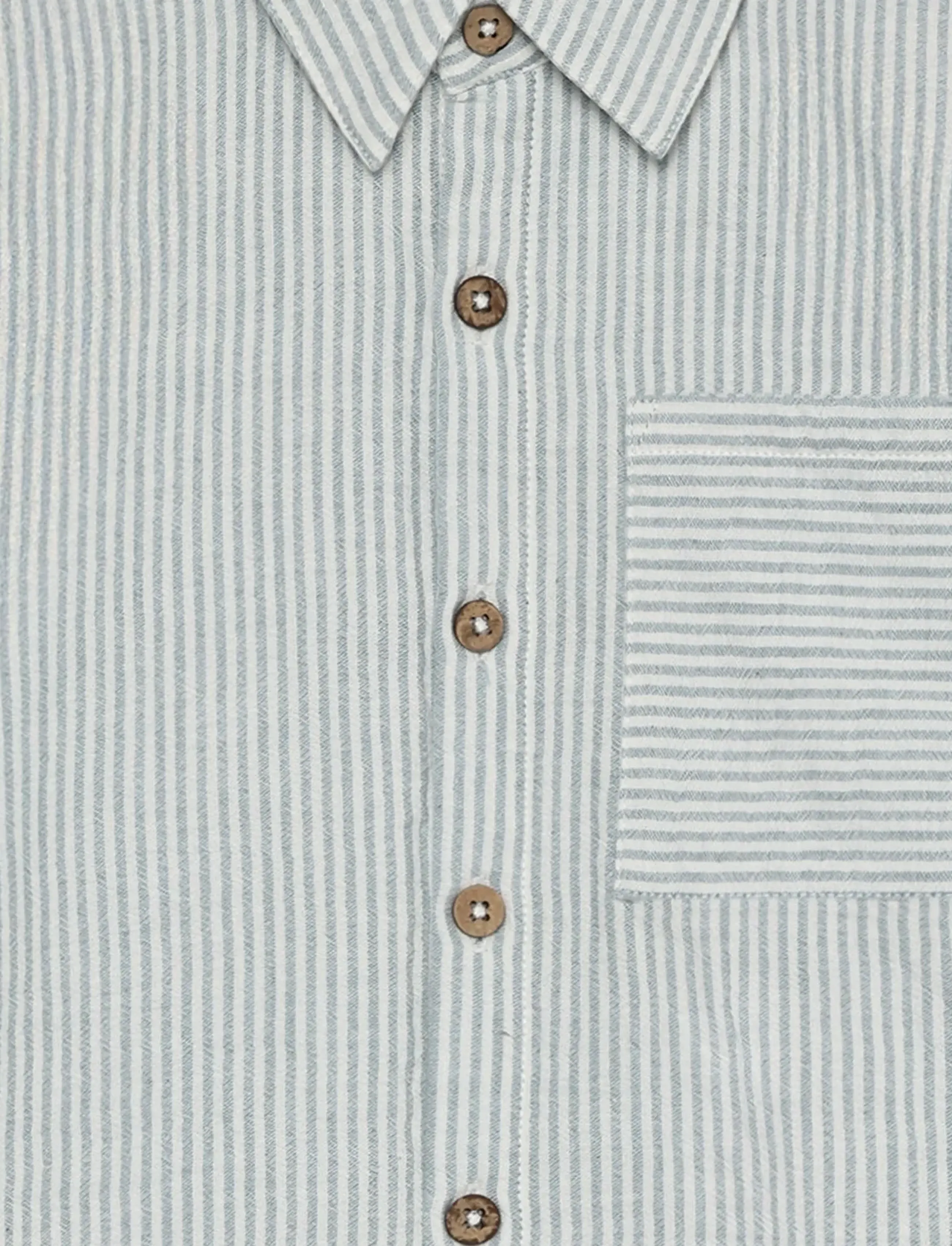 En Fant - Shirt SS Muslin Stripe - kortærmede skjorter - citadel - 2
