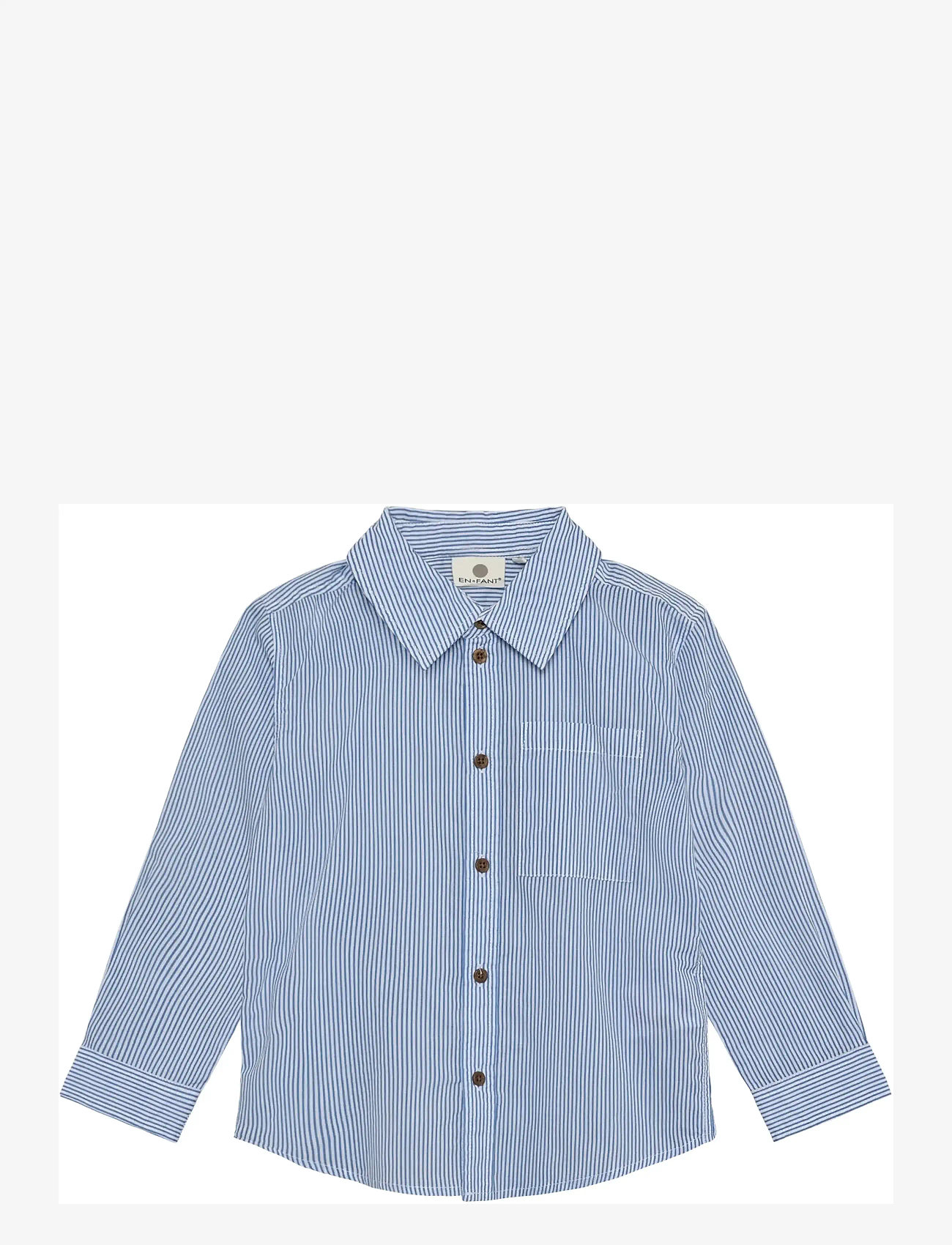 En Fant - Shirt LS Stripe - langærmede skjorter - regatta - 0