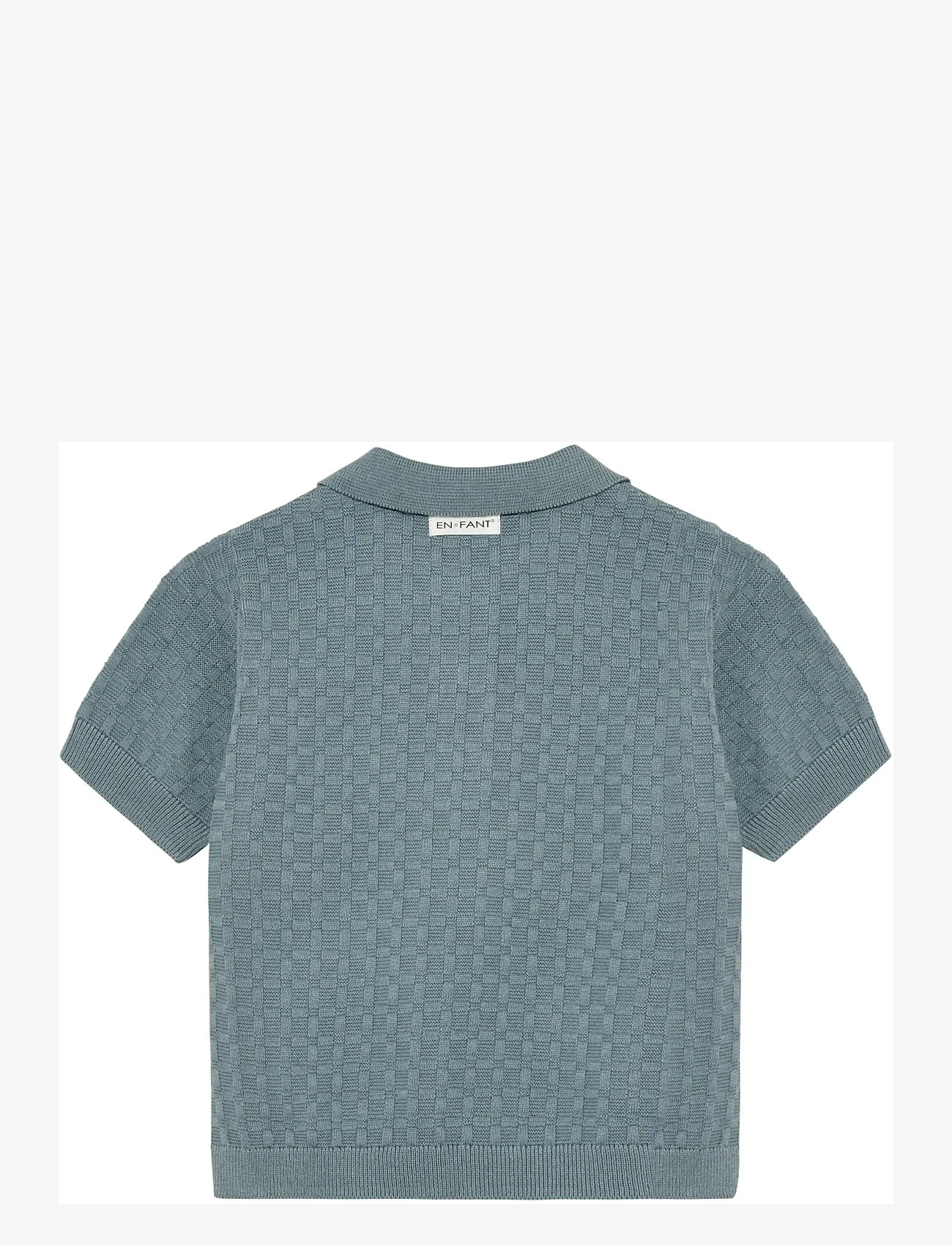 En Fant - Knit Polo - lühikeste varrukatega polod - citadel - 1