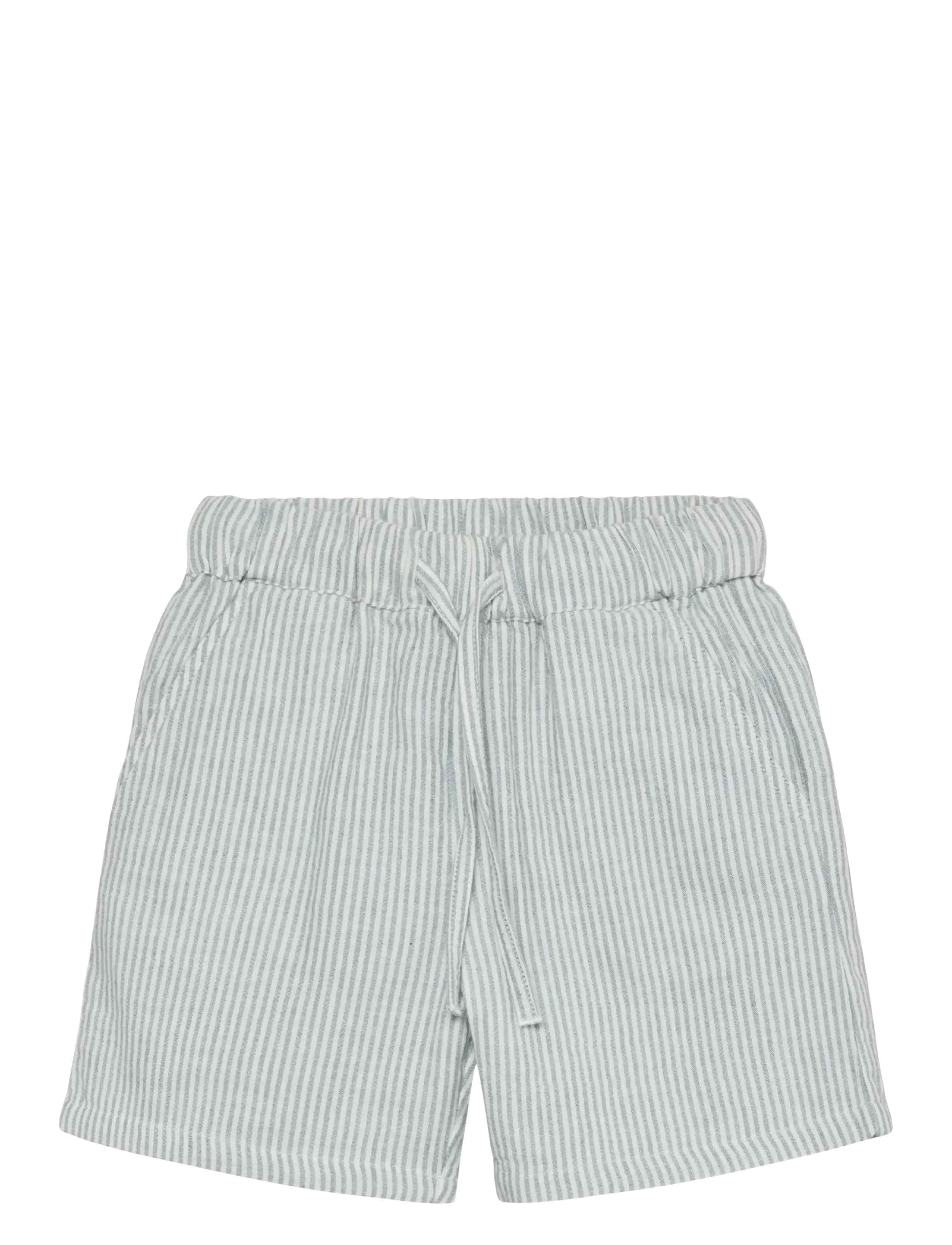 En Fant Shorts Muslin Stripe - Kleidung - CITADEL / grey
