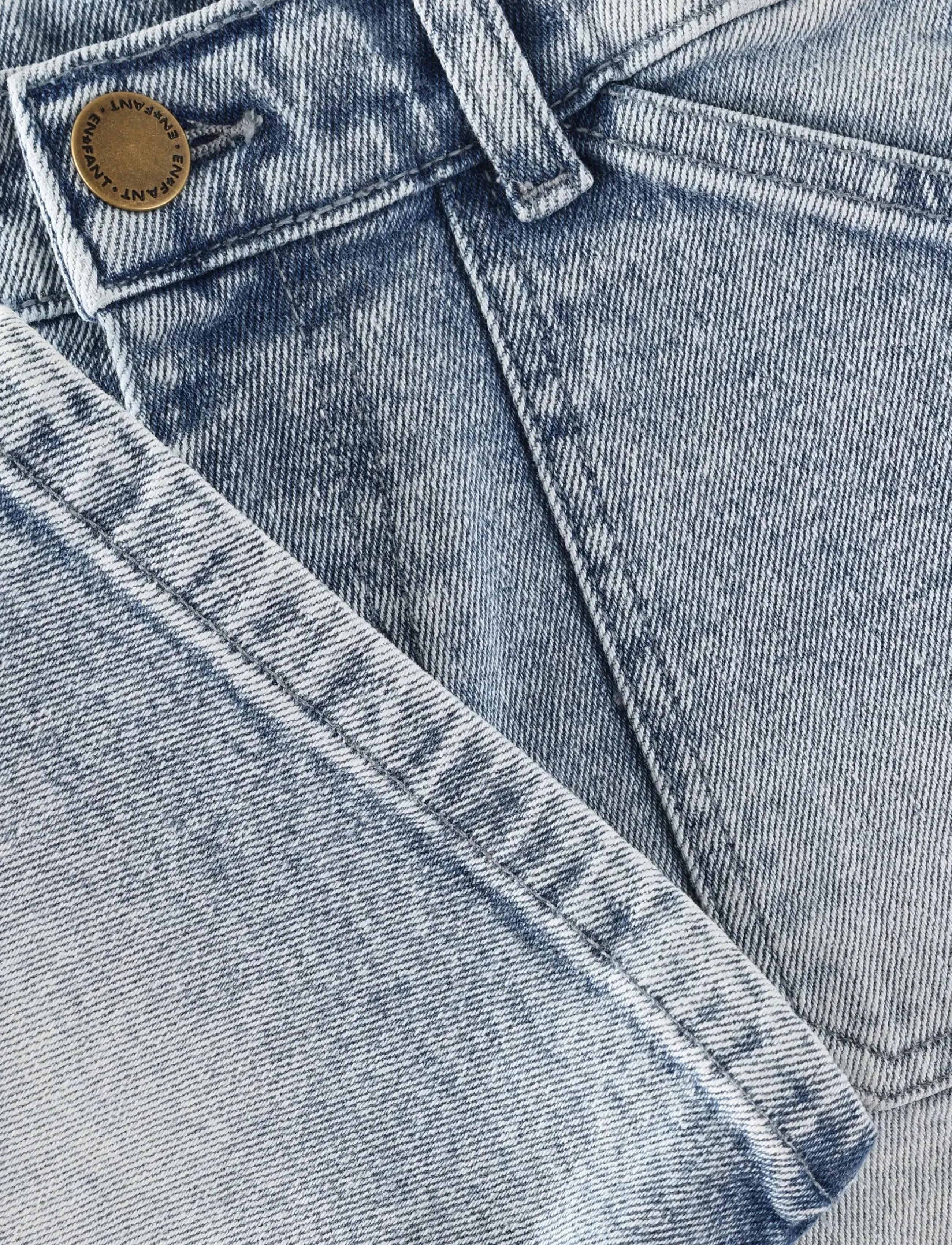 En Fant - Shorts Denim Bermuda - denim shorts - light blue denim - 2