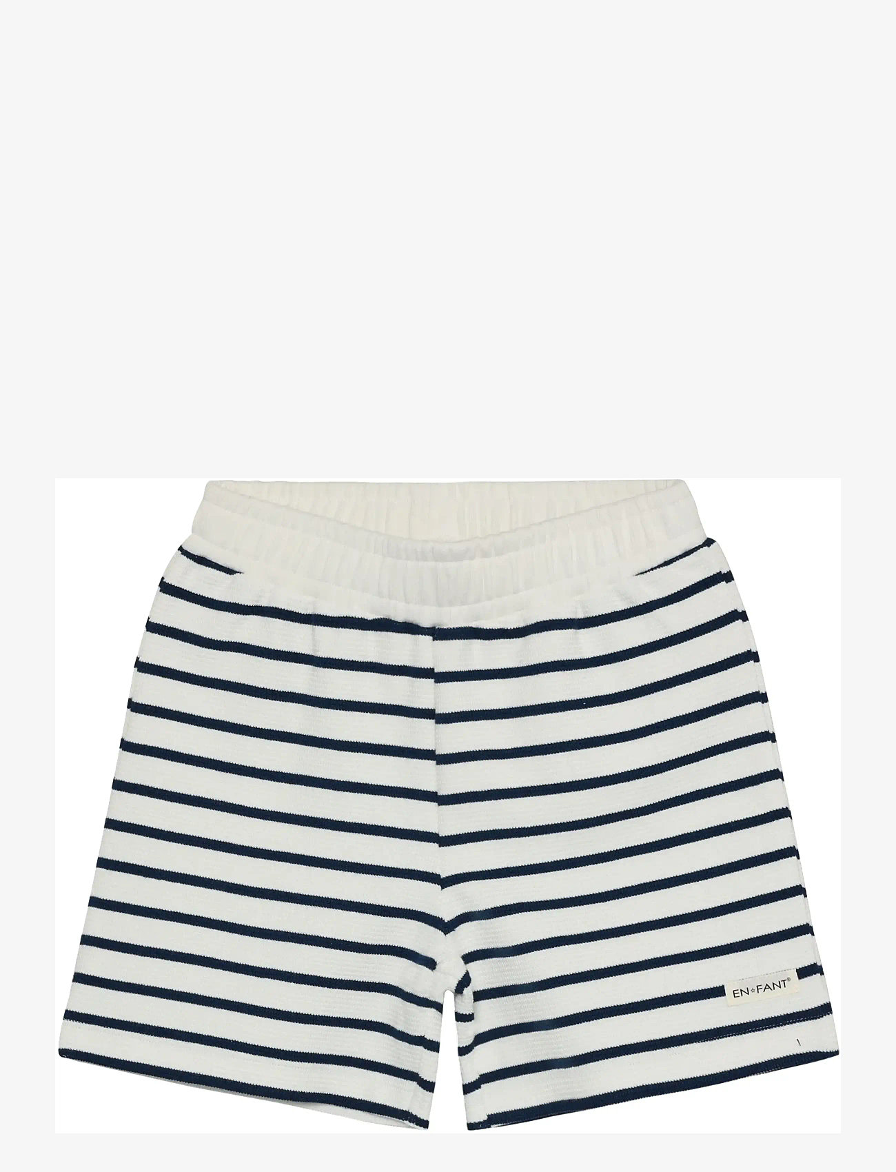 En Fant - Shorts Sweat Stripe - casual shorts - medieval blue - 0