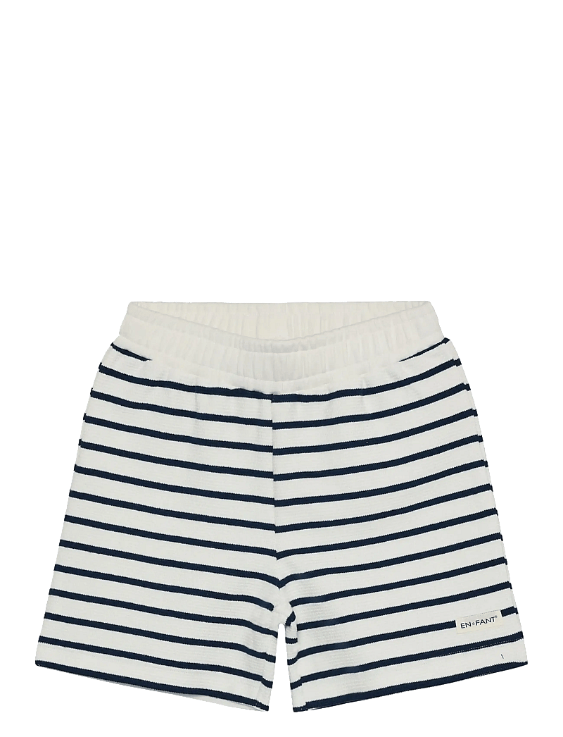 En Fant - Shorts Sweat Stripe - casual shorts - medieval blue - 0