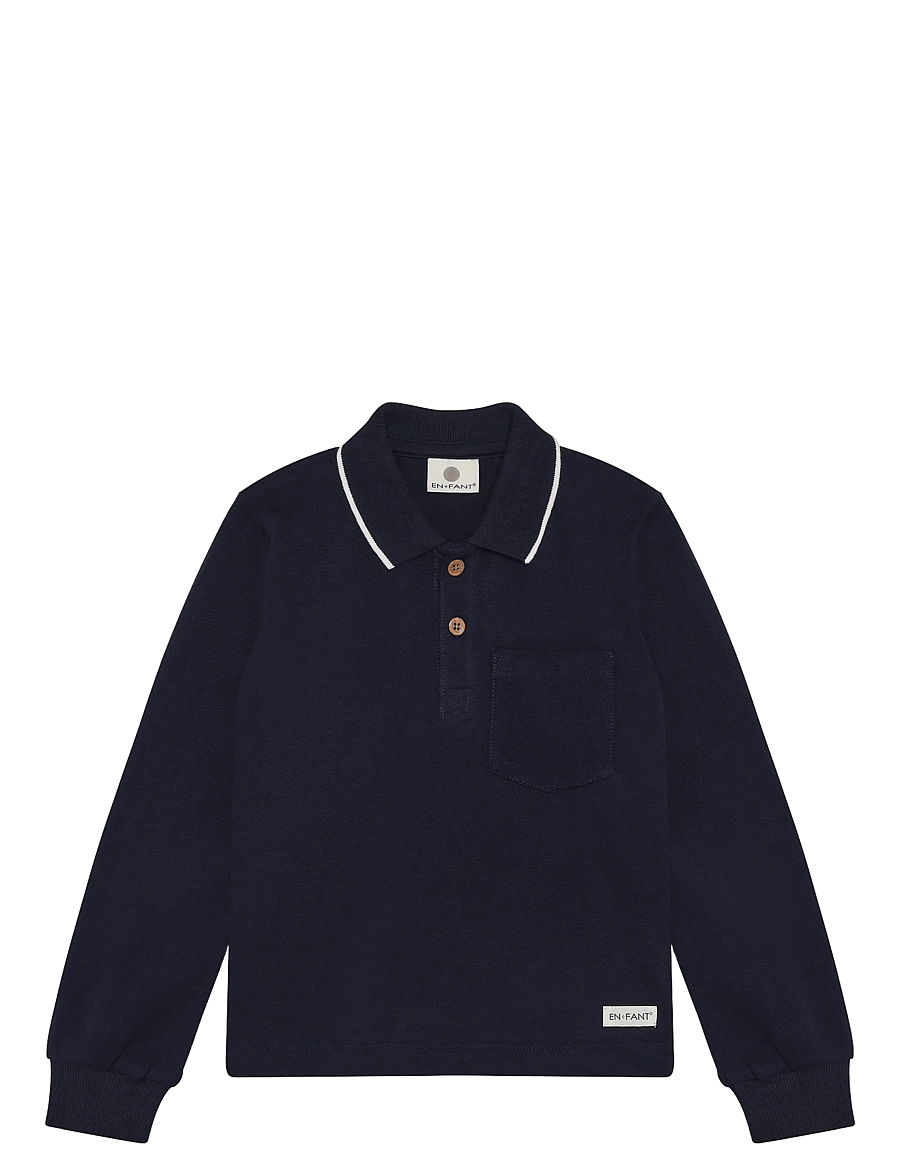 En Fant - Polo LS - langärmelig poloshirt - parisian night - 0