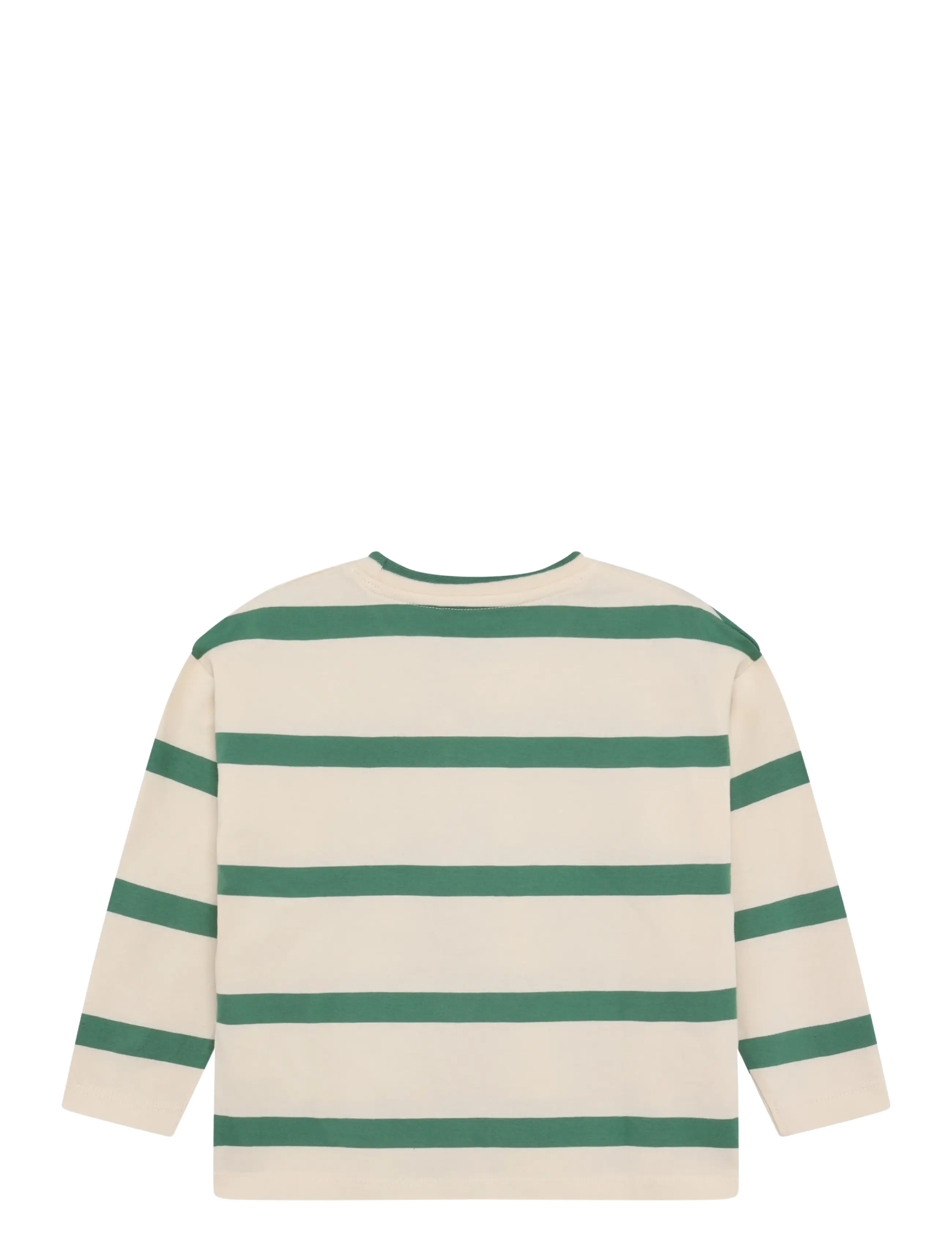 En Fant - T-shirt LS Stripe Oversize - langärmelige - deep grass green - 1