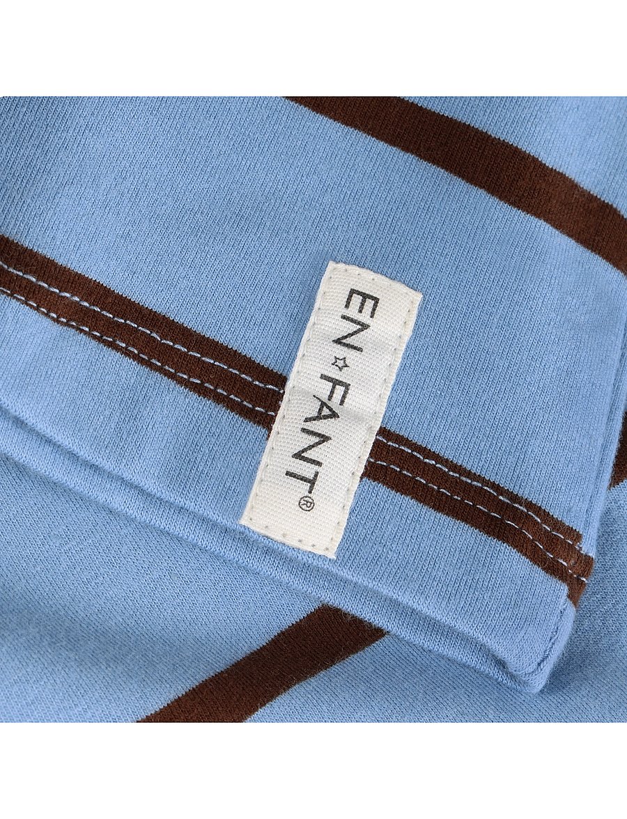 En Fant - T-shirt LS Stripe Oversize - langärmelig - bel air blue - 2