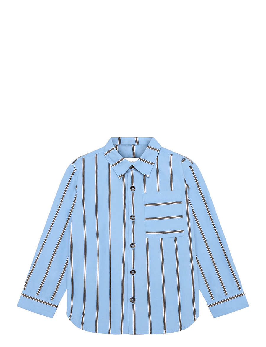 En Fant - Shirt LS Stripe - langärmlige hemden - bel air blue - 0