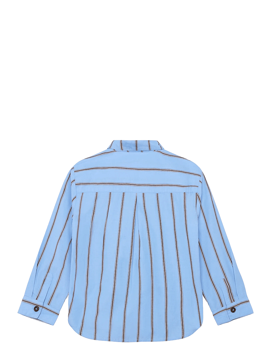 En Fant - Shirt LS Stripe - langärmlige hemden - bel air blue - 1