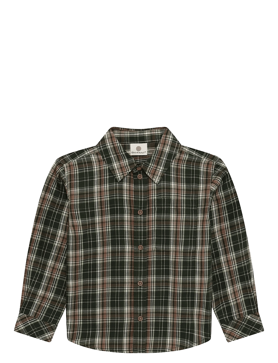 En Fant - Shirt LS - langærmede skjorter - kombu green - 0