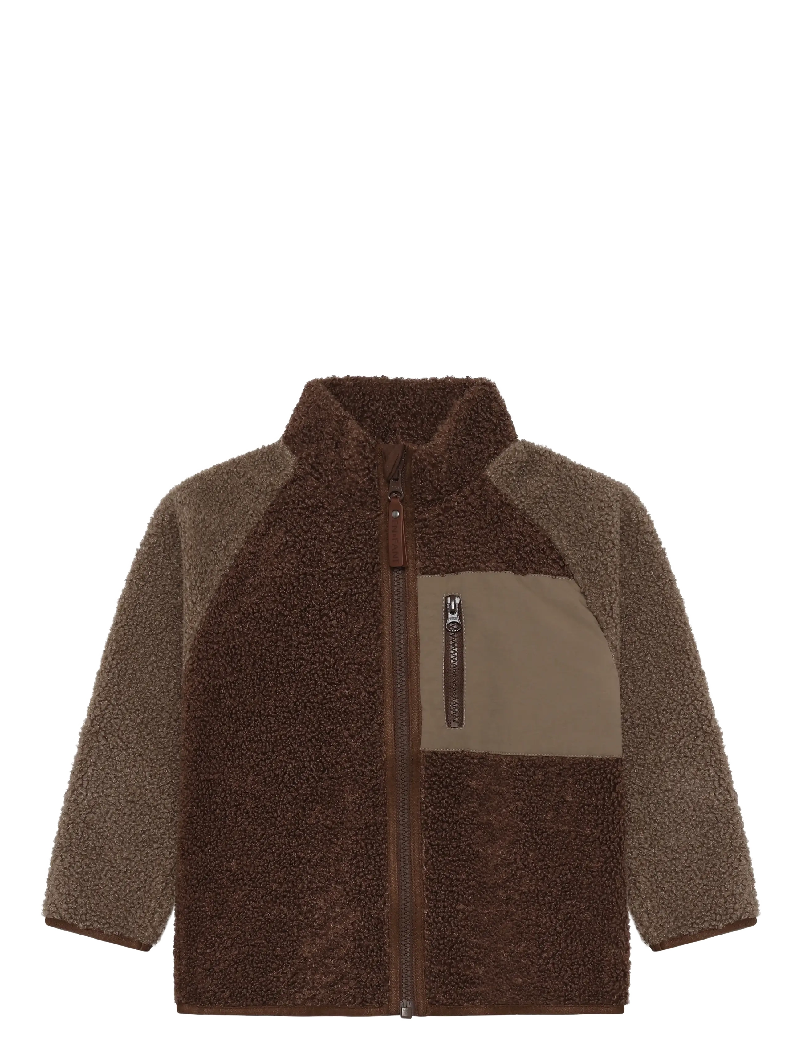 En Fant Jacket Teddy - Fleecejackor - CHESTNUT / multi