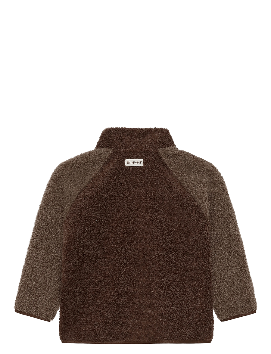 En Fant - Jacket Teddy - fleecejackor - chestnut - 1