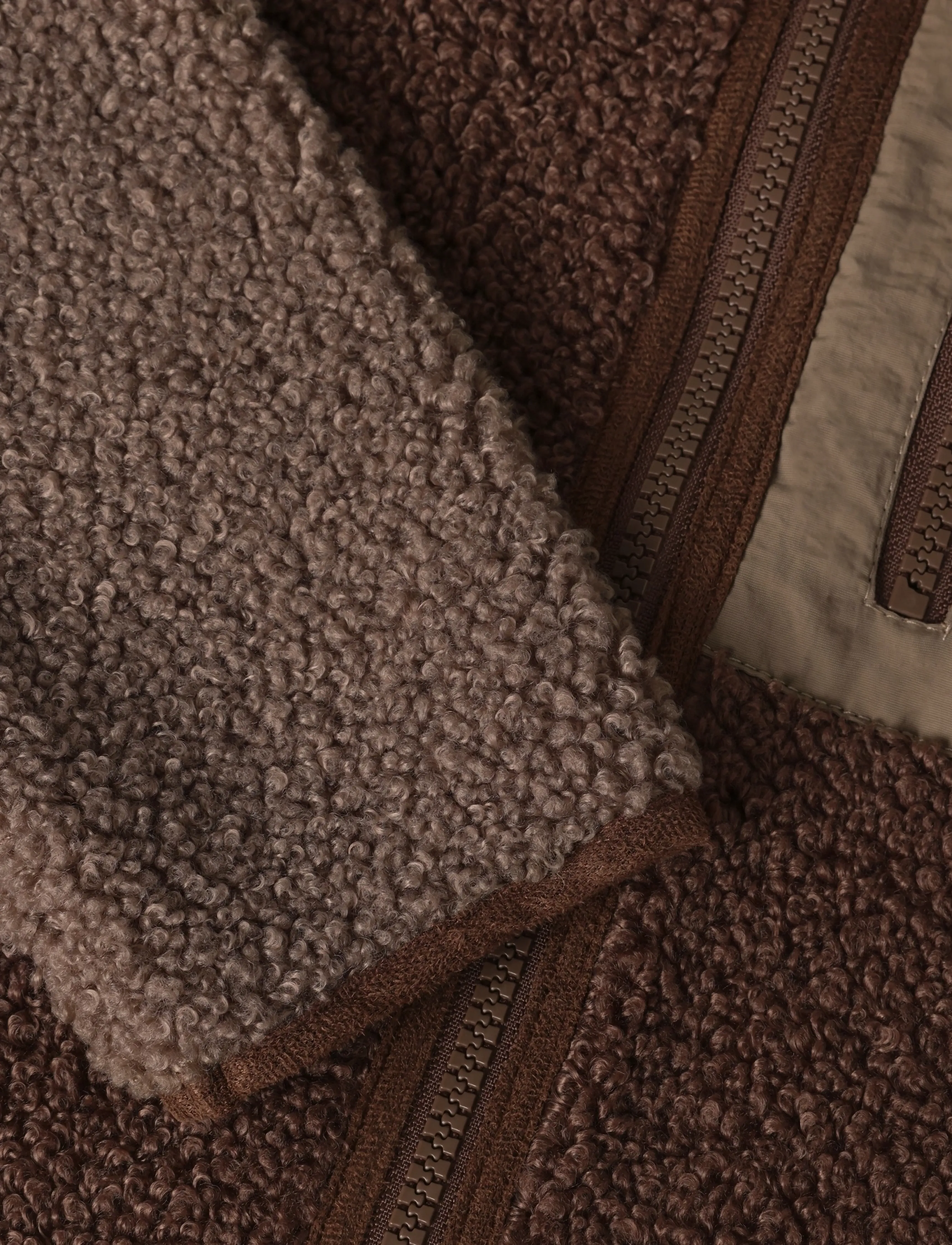En Fant - Jacket Teddy - fleecejackor - chestnut - 2