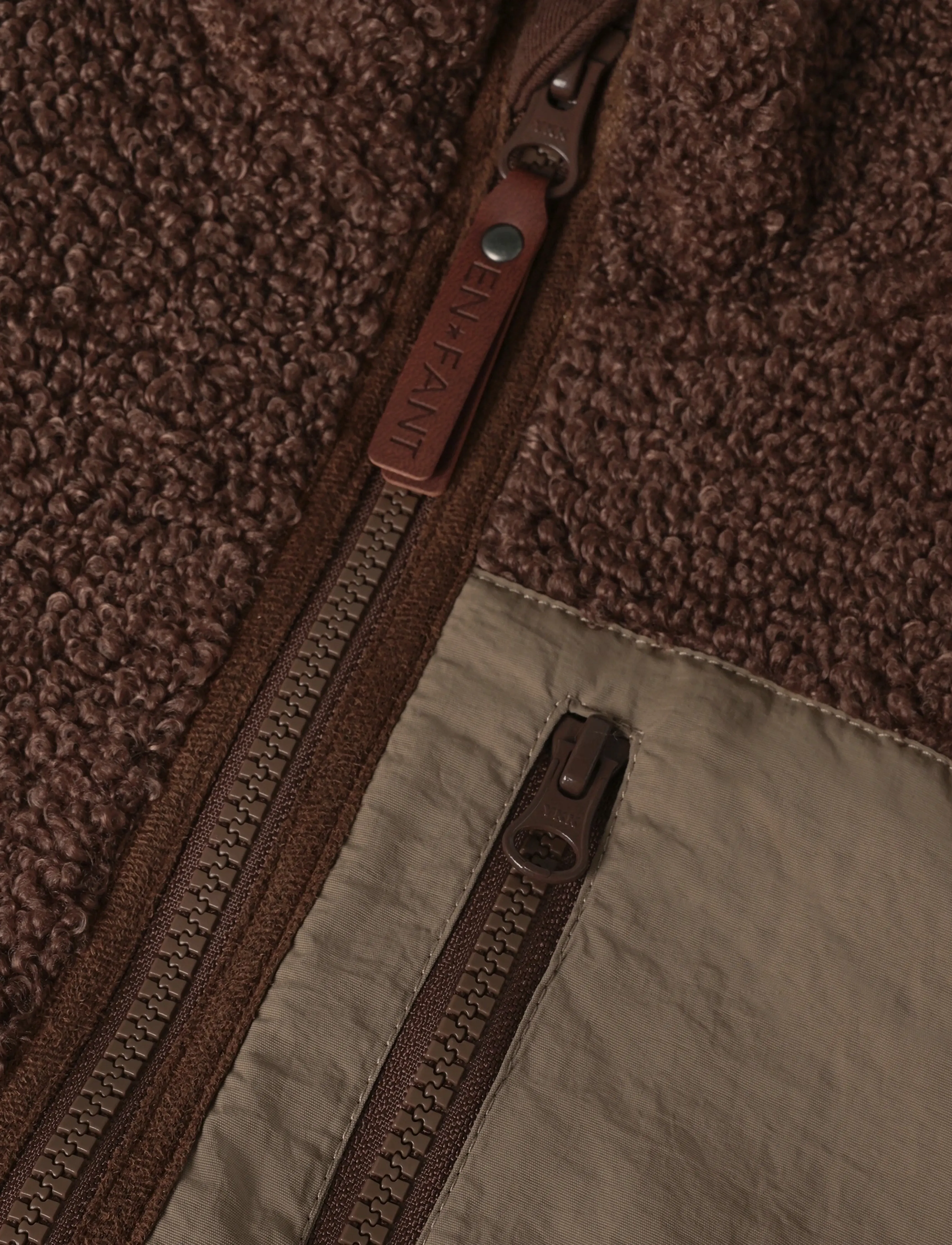 En Fant - Jacket Teddy - fleecejackor - chestnut - 3