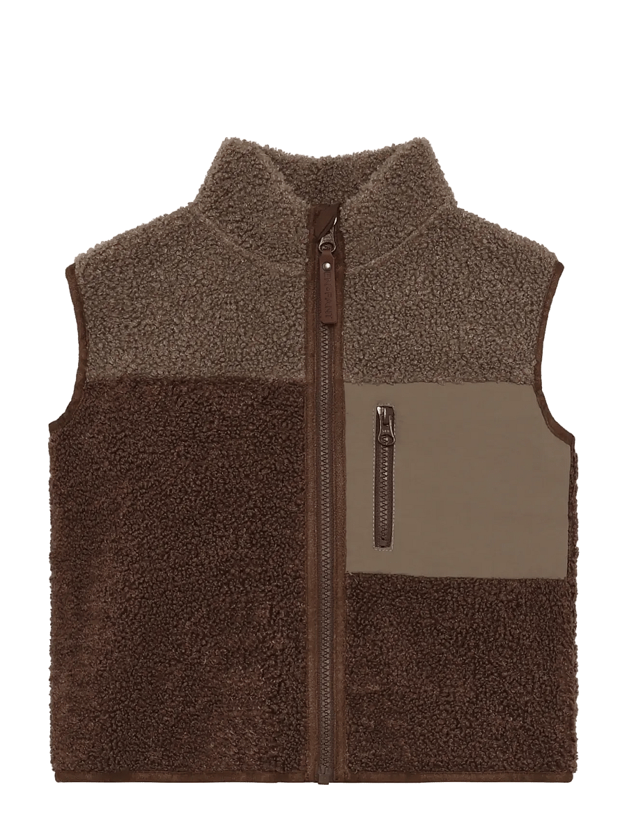 En Fant - Waistcoat Teddy - einkaufen nach alter von - chestnut - 0