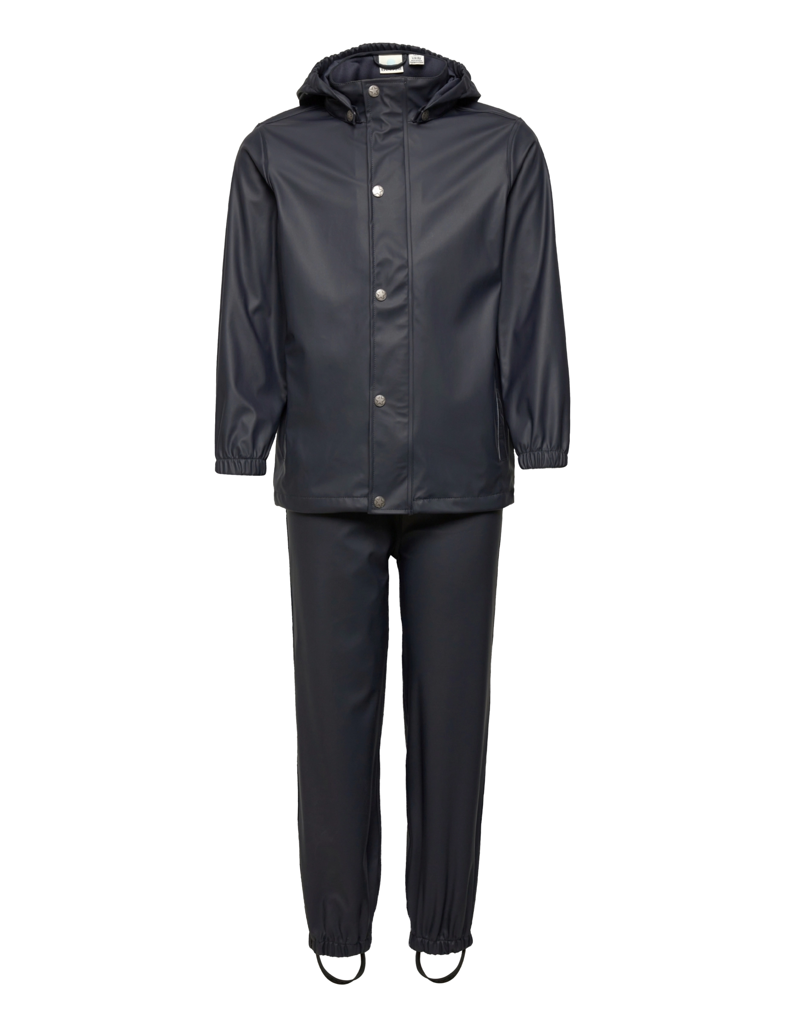 EN FANT Regenkleidung Set Solid Schwarz - 92 - Kinder