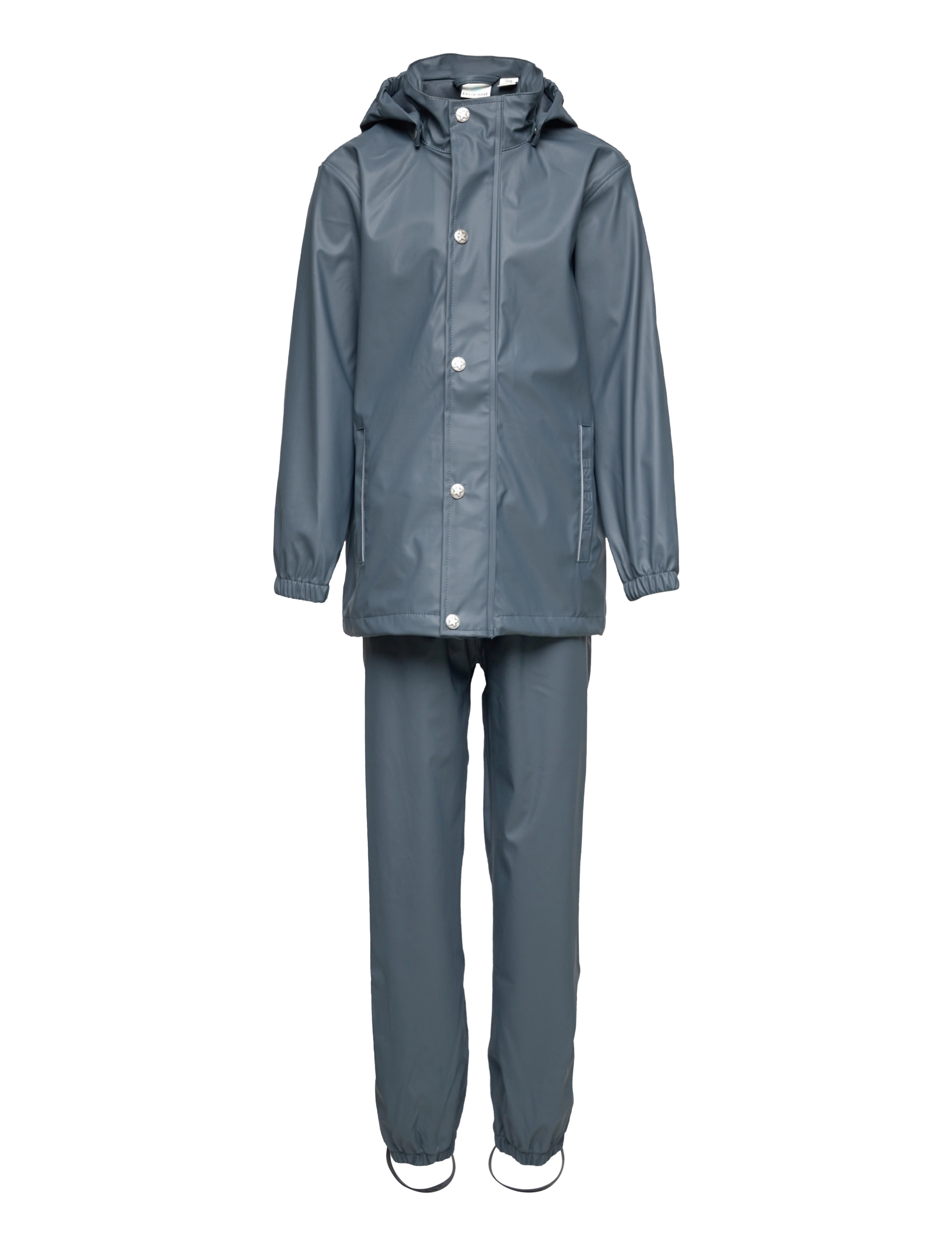EN FANT Regenkleidung Set Solid Blau - 92 - Kinder