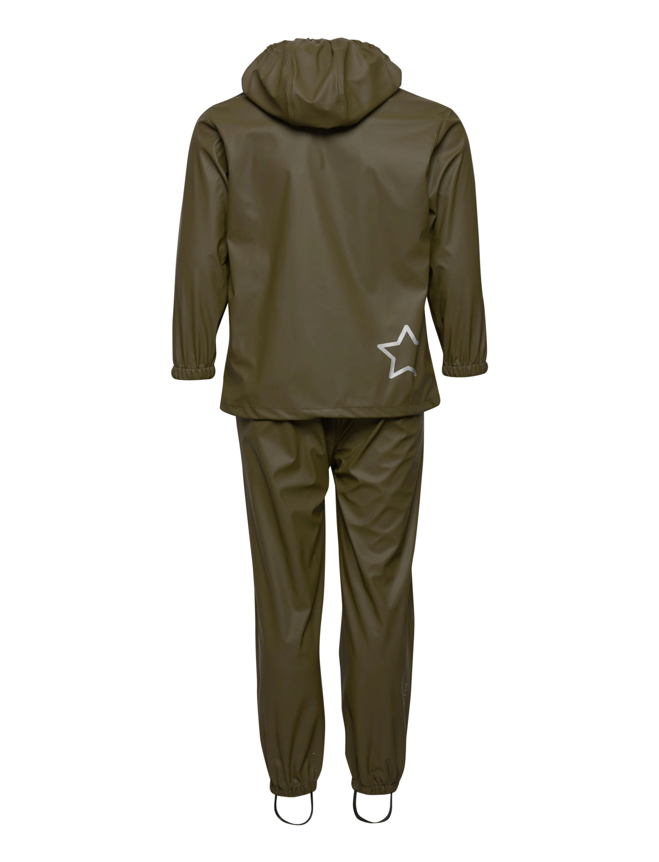 En Fant - Rainwear Set Solid - regnställ - ivy green - 1