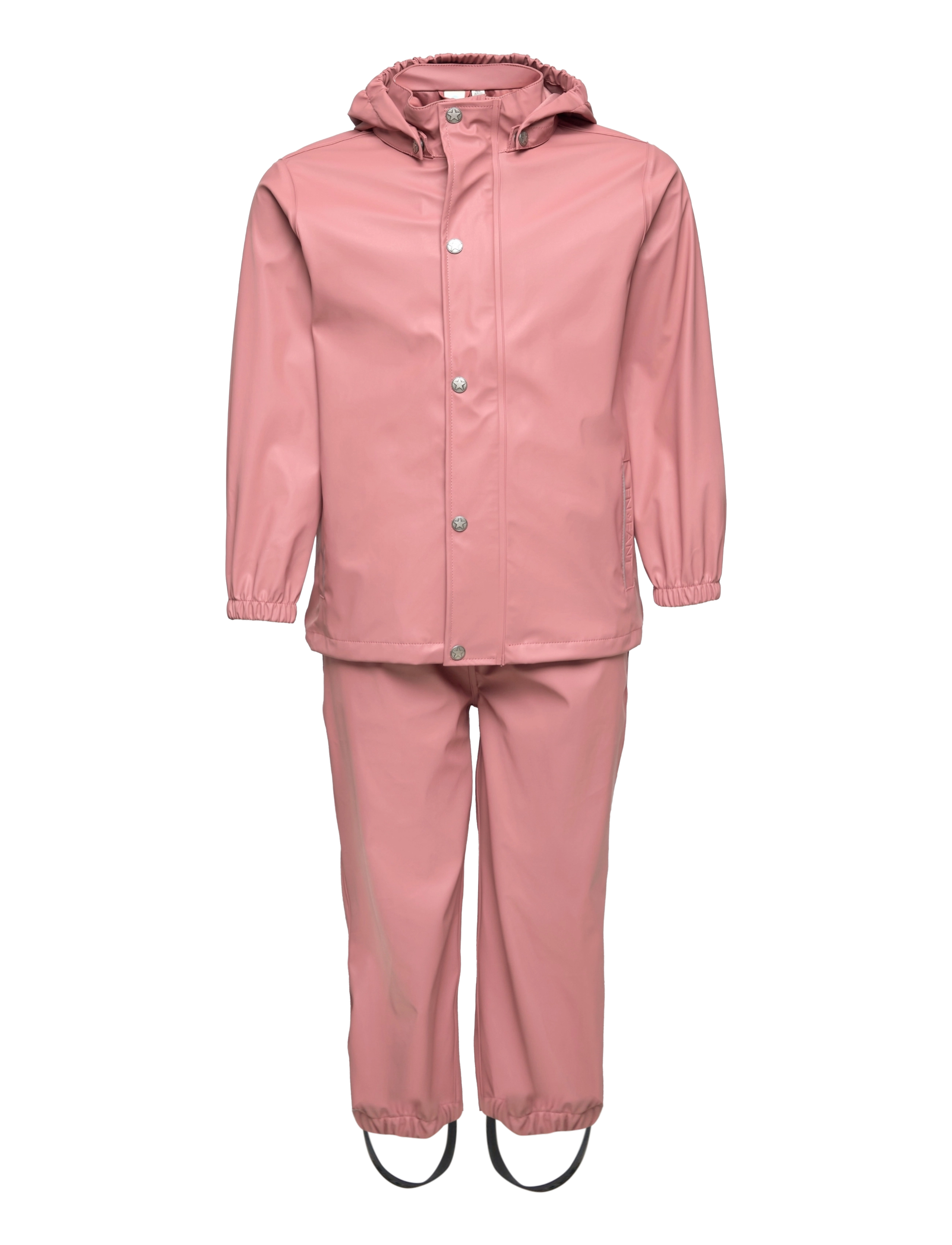 En Fant Rainwear Set Solid, 104, Rainwear, Rosa - Sets, Kinder