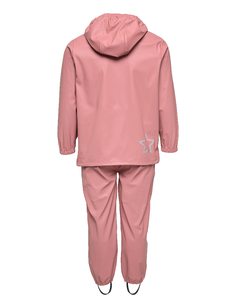 En Fant - Rainwear Set Solid - regnsett - old rose - 1
