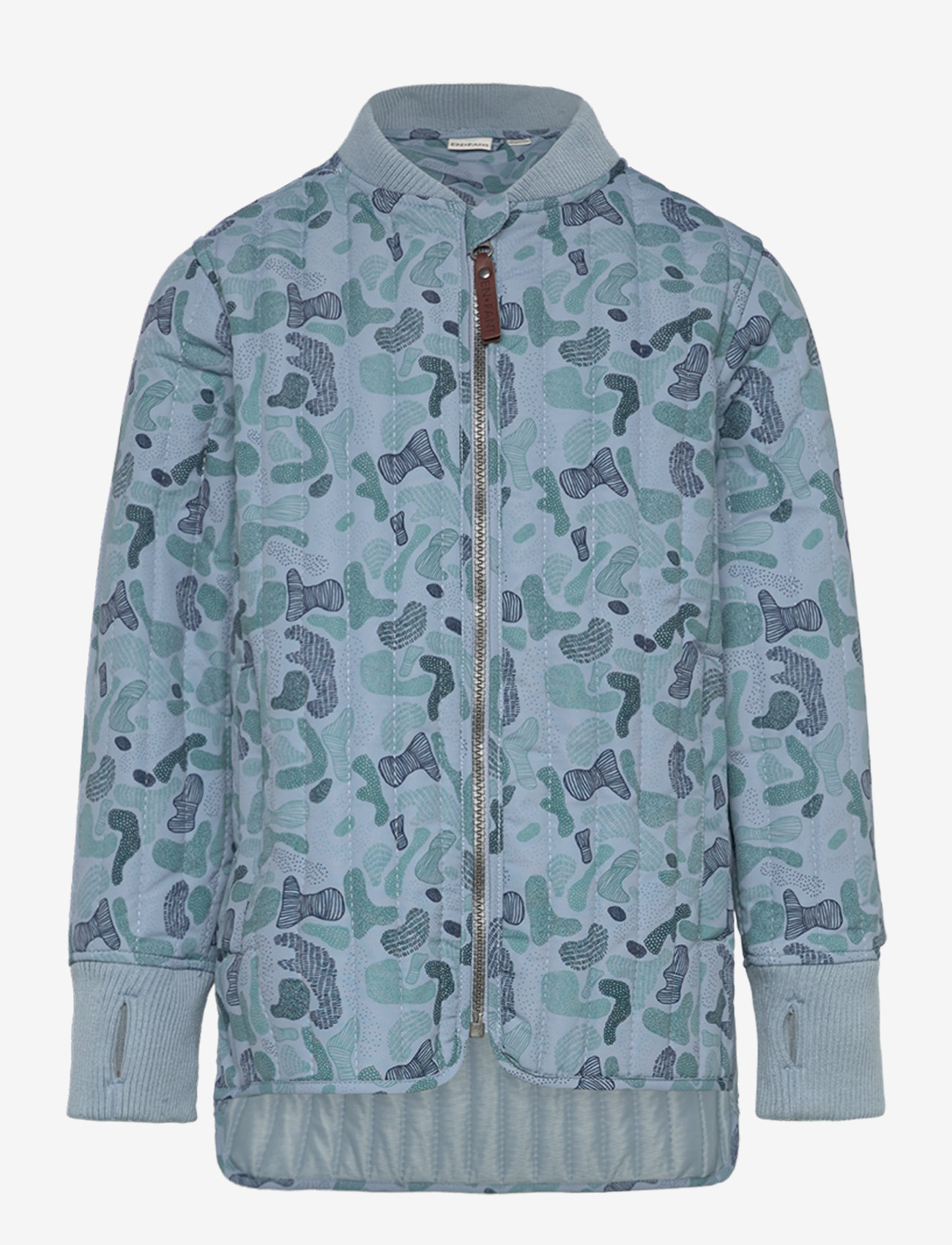 En Fant - Thermal Jacket AOP - dusty blue - 0
