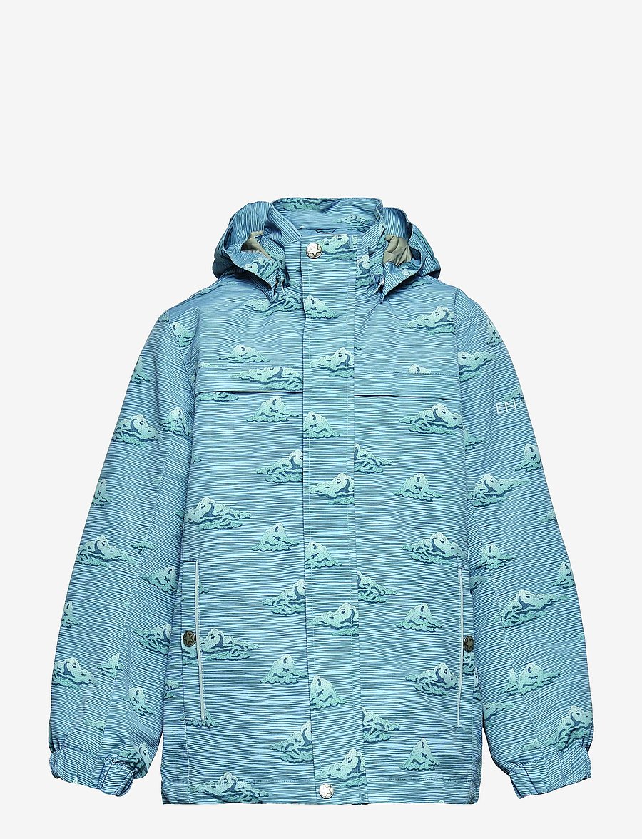En Fant - Jacket AOP - shell-jacken - dusty blue - 0