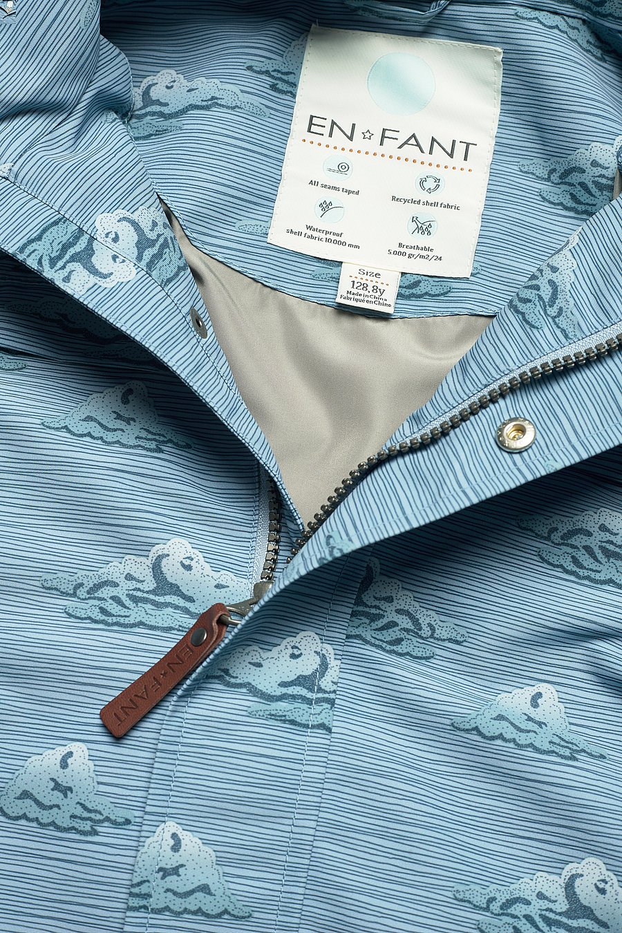 En Fant - Jacket AOP - shell-jacken - dusty blue - 2